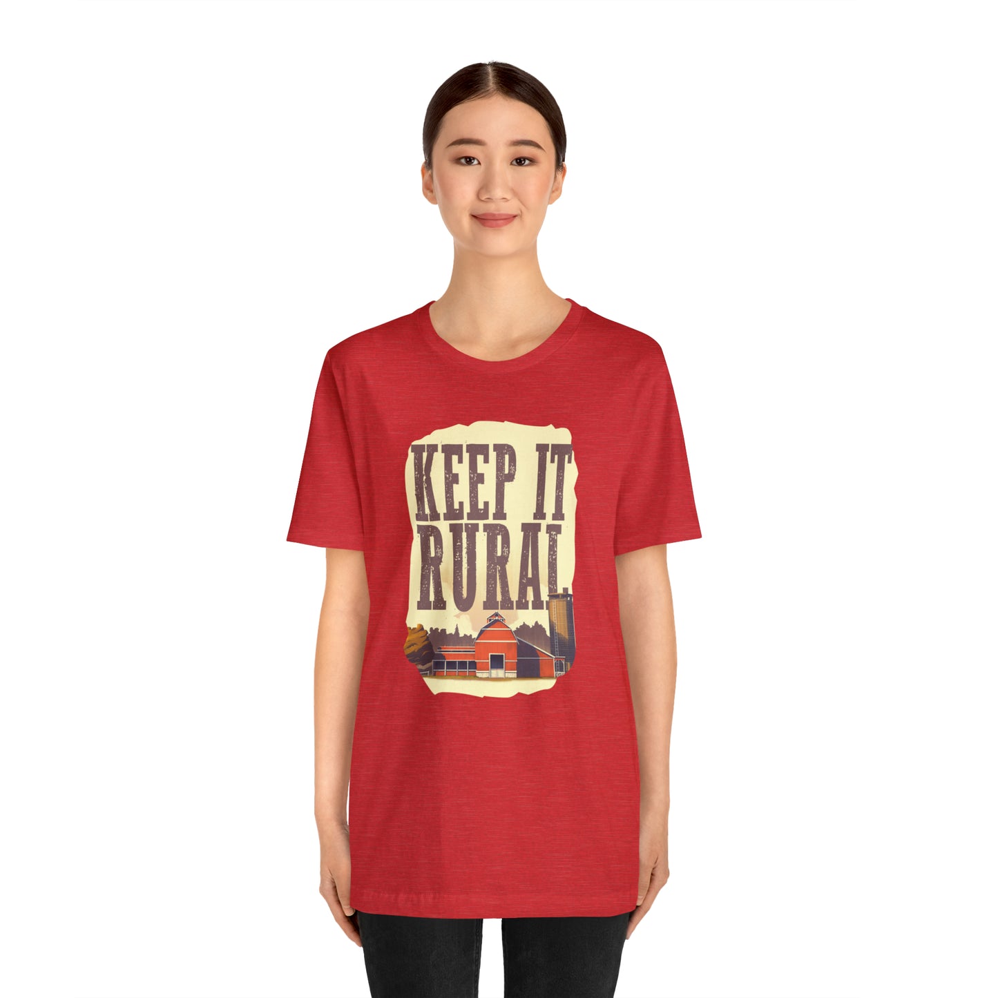 "Keep It Rural" Unisex Jersey Short Sleeve Tee