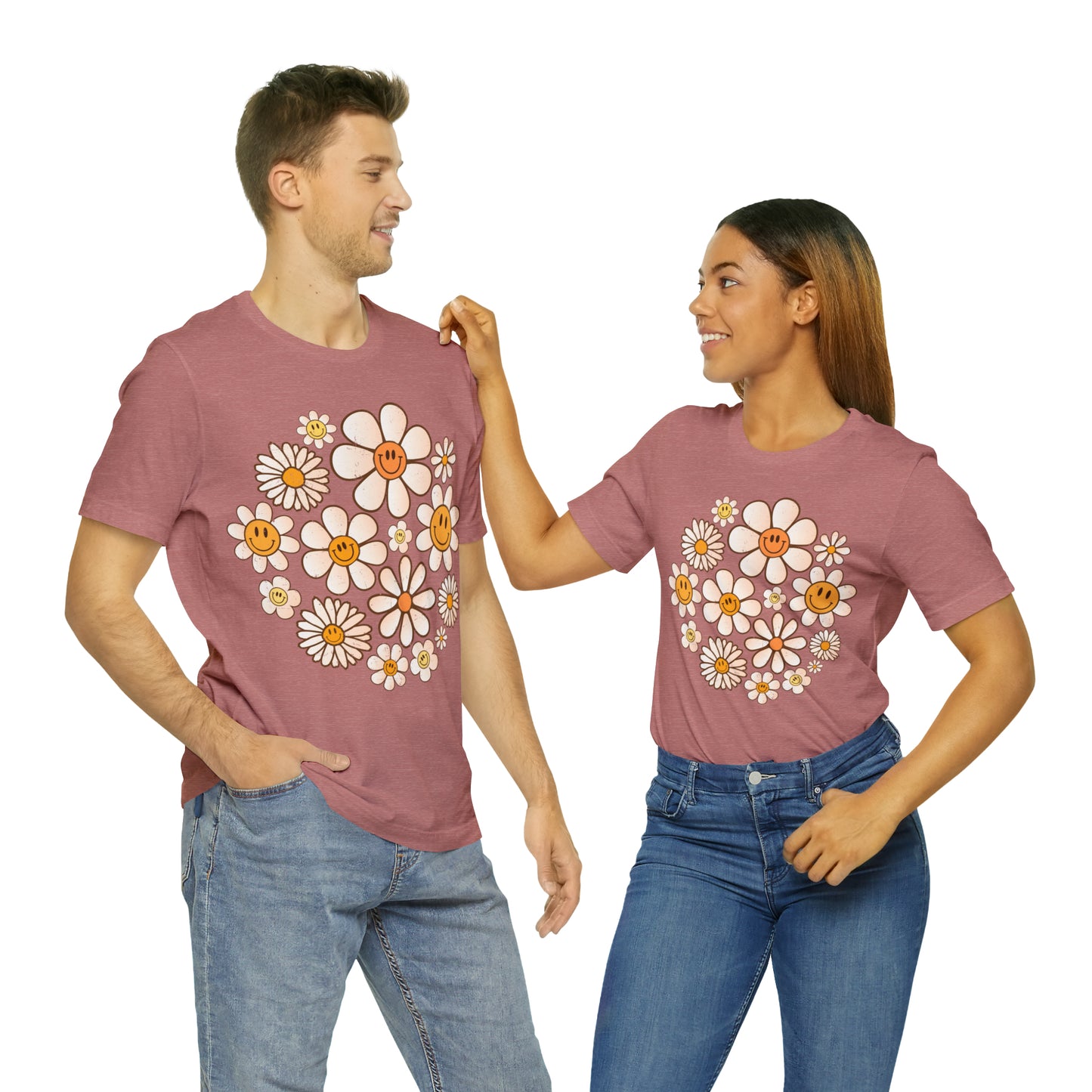 Distressed Smiling Daisies T-Shirt