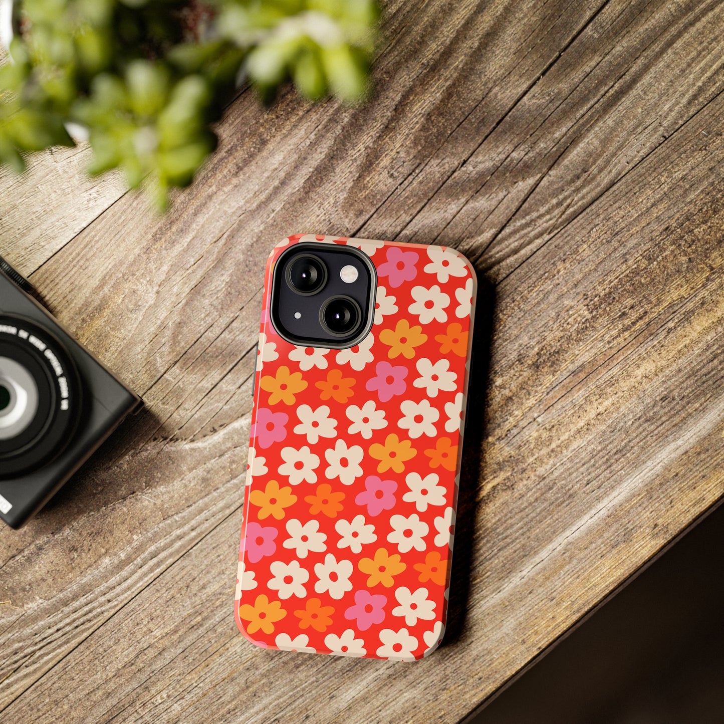 Flower Retro Tough Phone Cases
