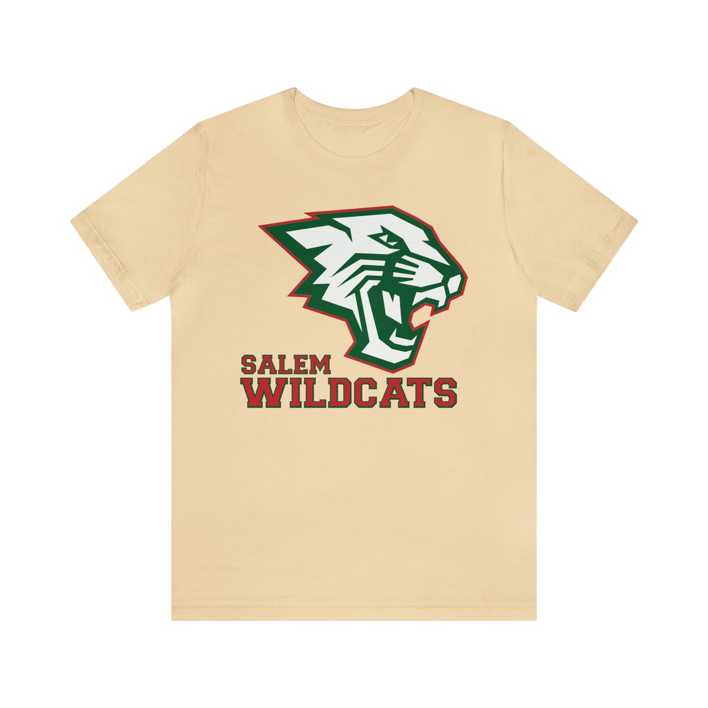 Salem Wildcats Jersey Short Sleeve Tee - Red Print