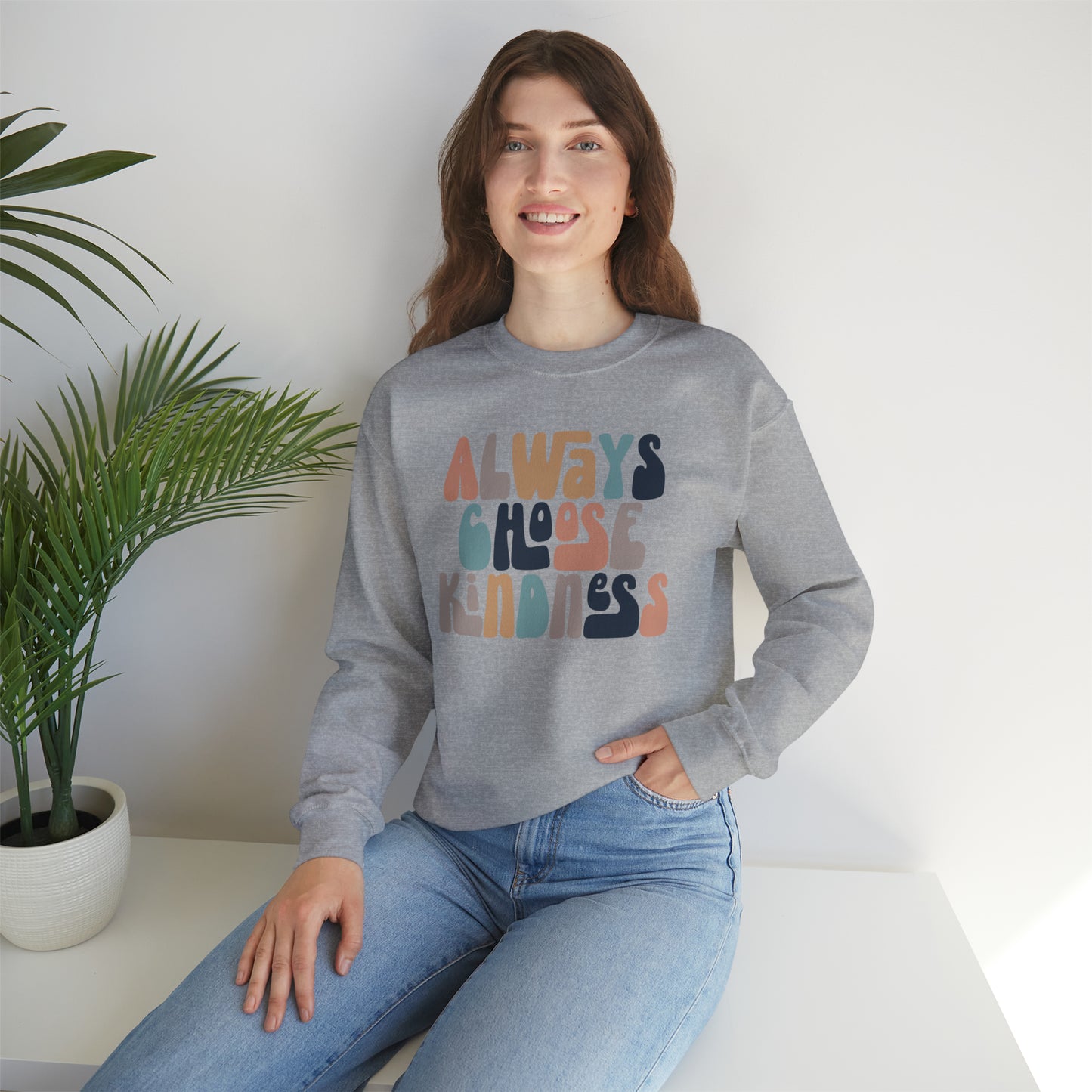 Always Choose Kindness Heavy Blend™ Crewneck Sweatshirt