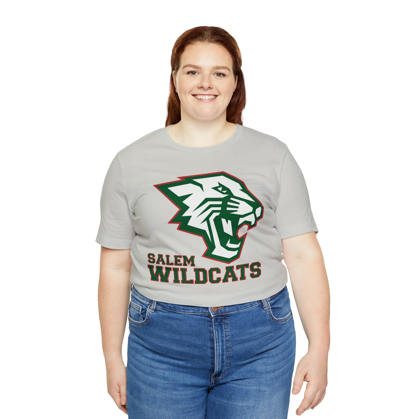 Salem Wildcats Jersey Short Sleeve Tee - Green Print