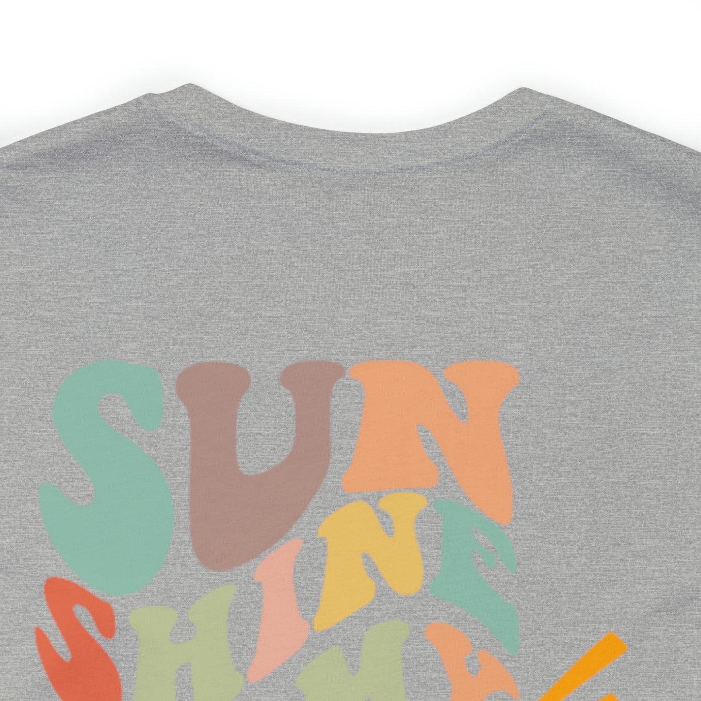 "Sunshine on My Mind"  (Front and Back Design)  Unisex Jersey Short Sleeve Tee