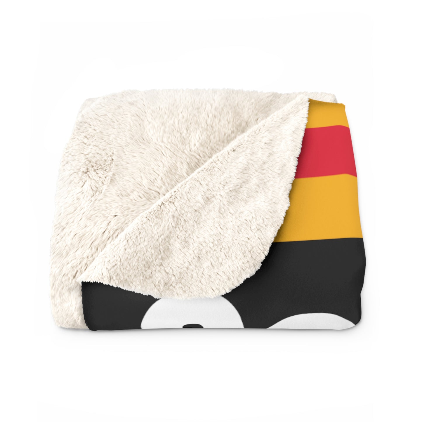 Go Taylor's Boyfriend Football Sherpa Fleece Blanket - Black