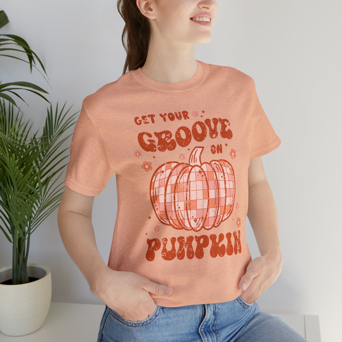 Halloween/ Fall Get Your Groove On Pumpkin  T-Shirt