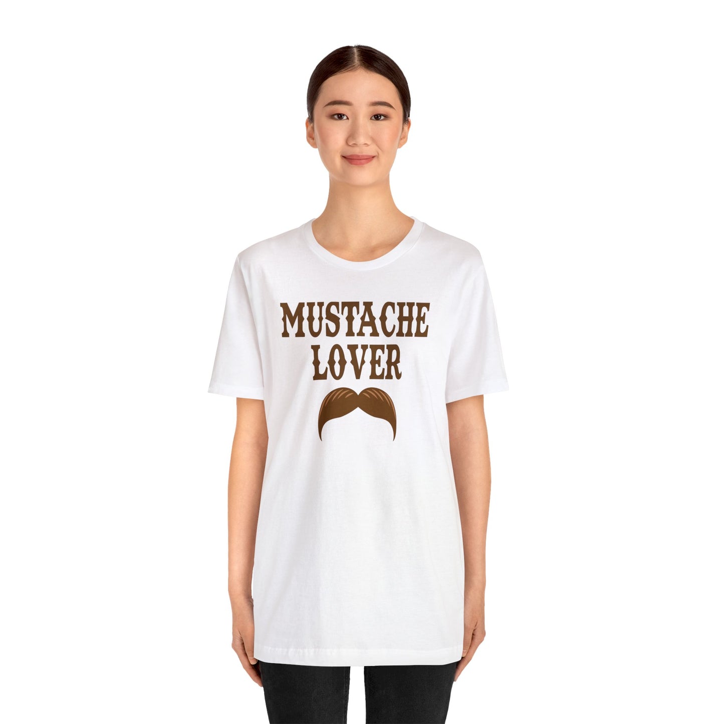 Mustache Lover Bella Jersey Short Sleeve Tee (Unisex)