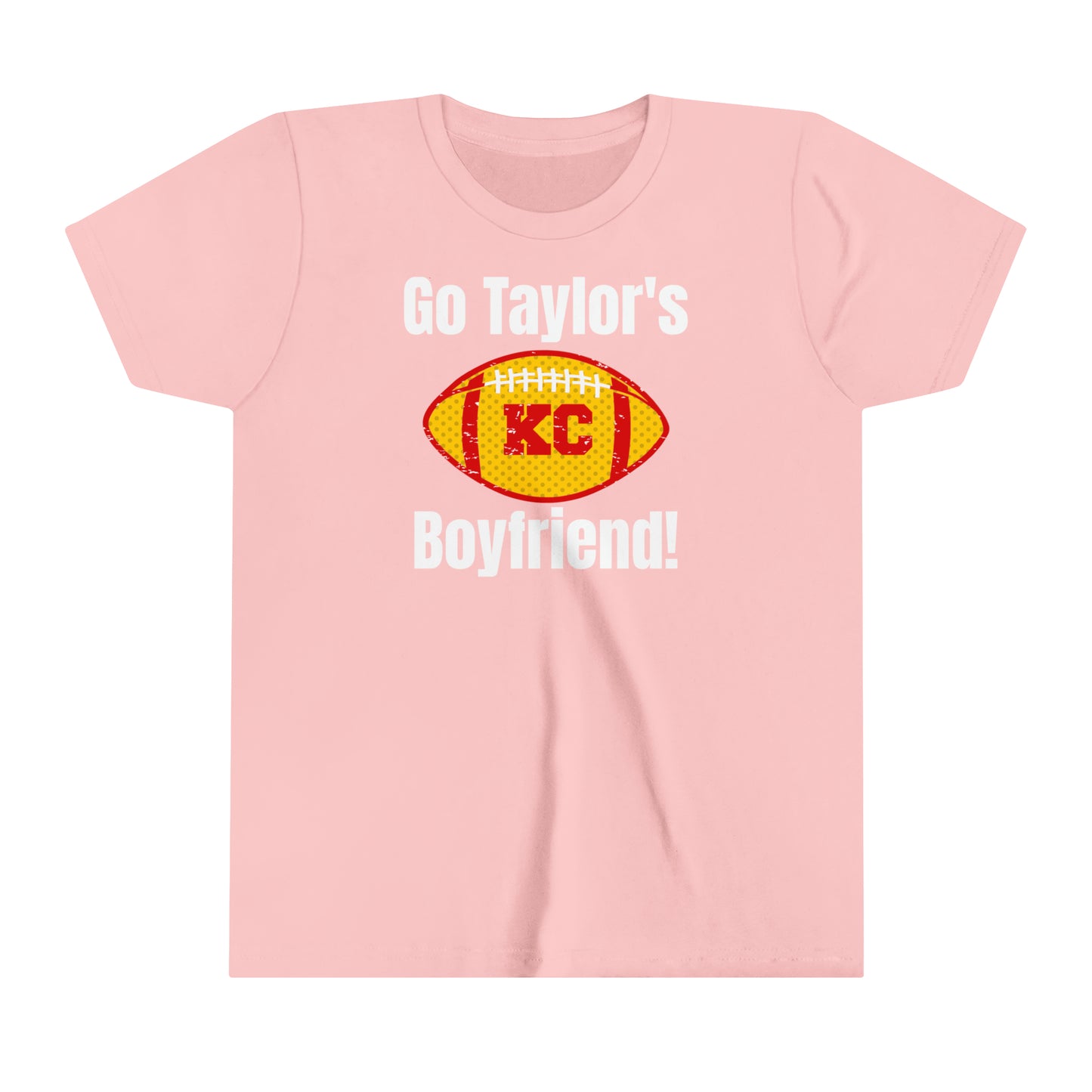 Go Taylor's Boyfriend Swift and Kelce Football Youth Short Sleeve Tee