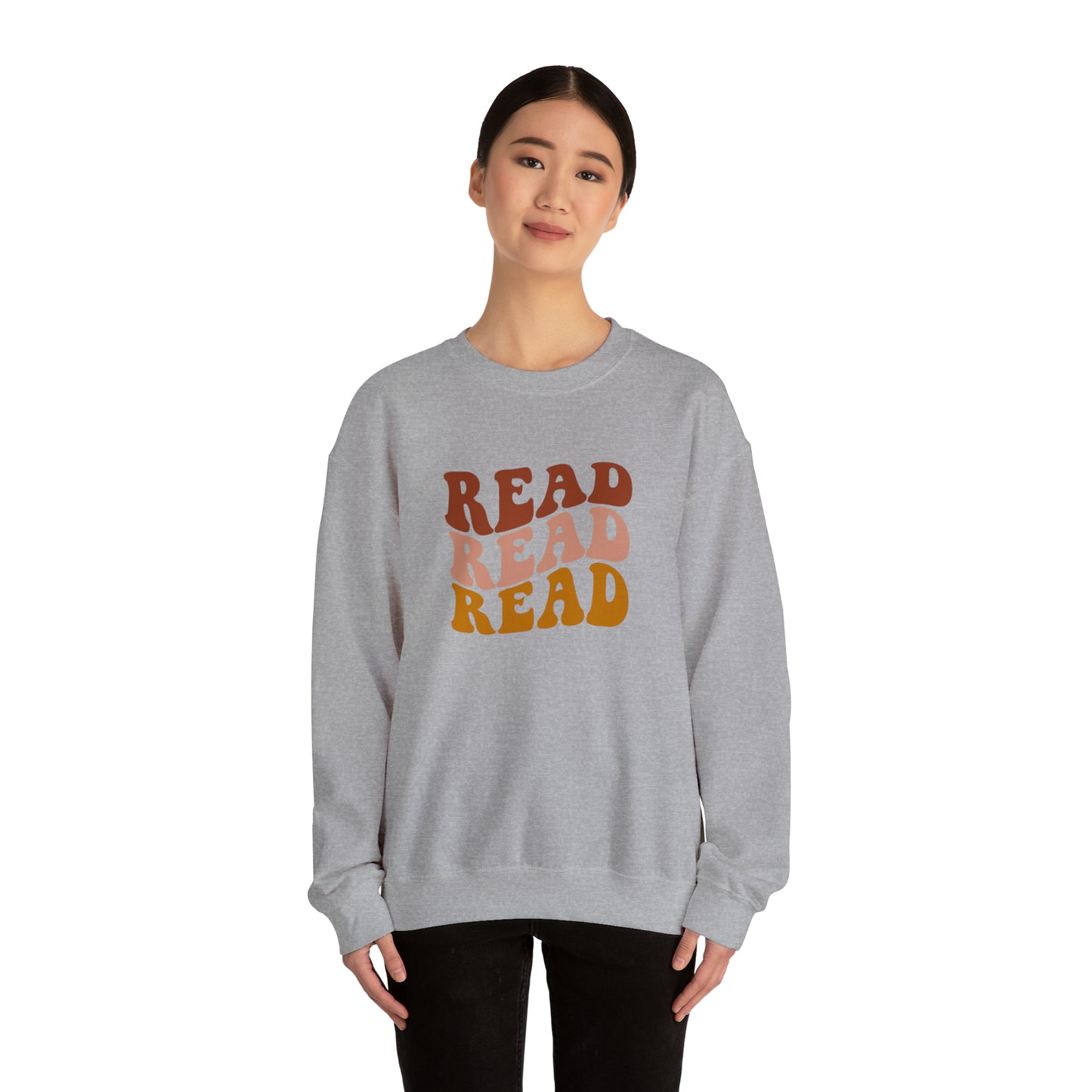 Retro Warm Colored School Counselor Unisex Heavy Blend™ Crewneck Sweatshirt