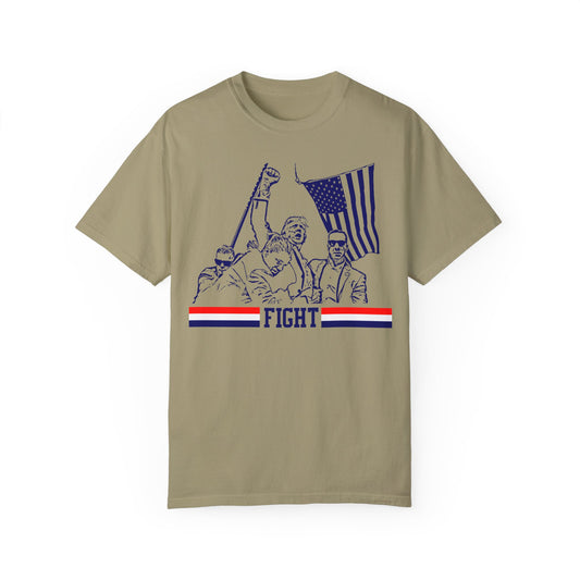 Trump Fight Unisex Garment-Dyed T-shirt