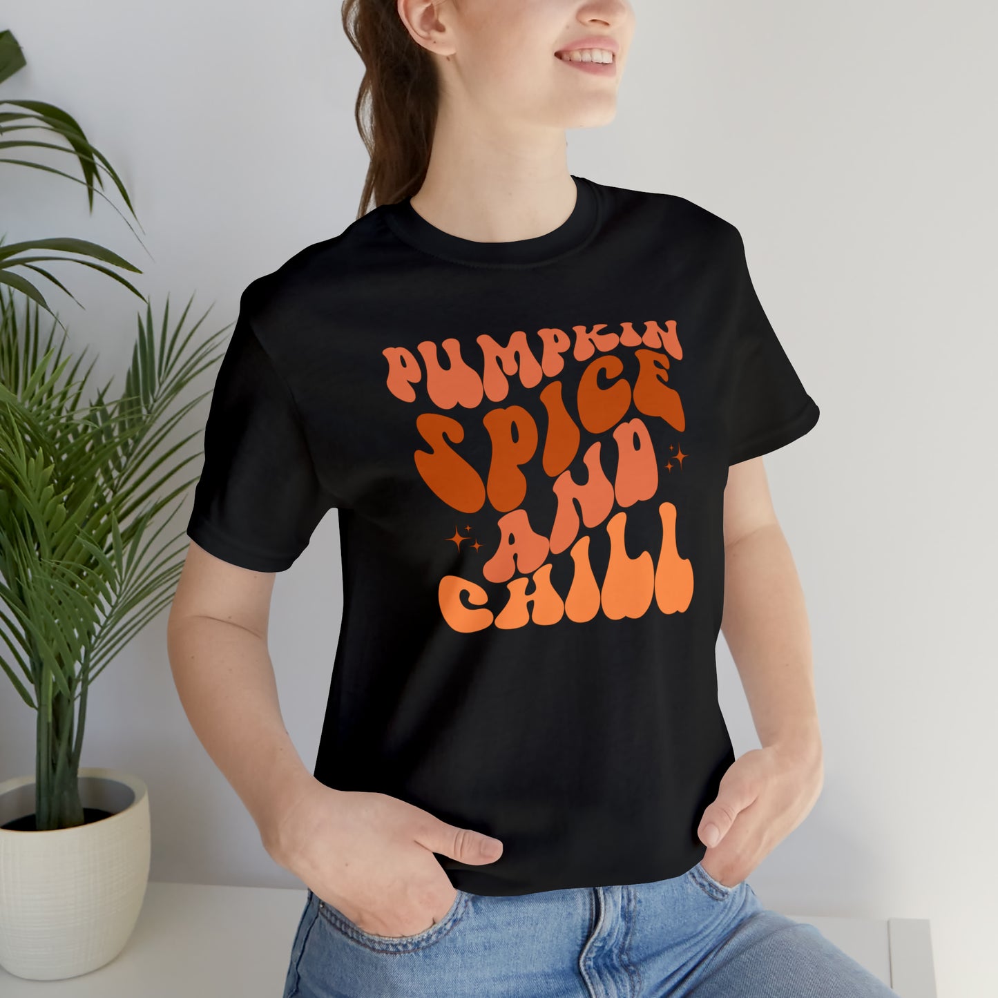 Pumpkin Spice and Chill Teacher T-Shirt