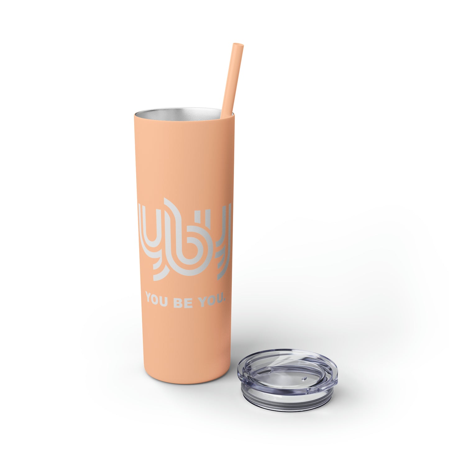 You Be You Skinny Tumbler with Straw, 20oz