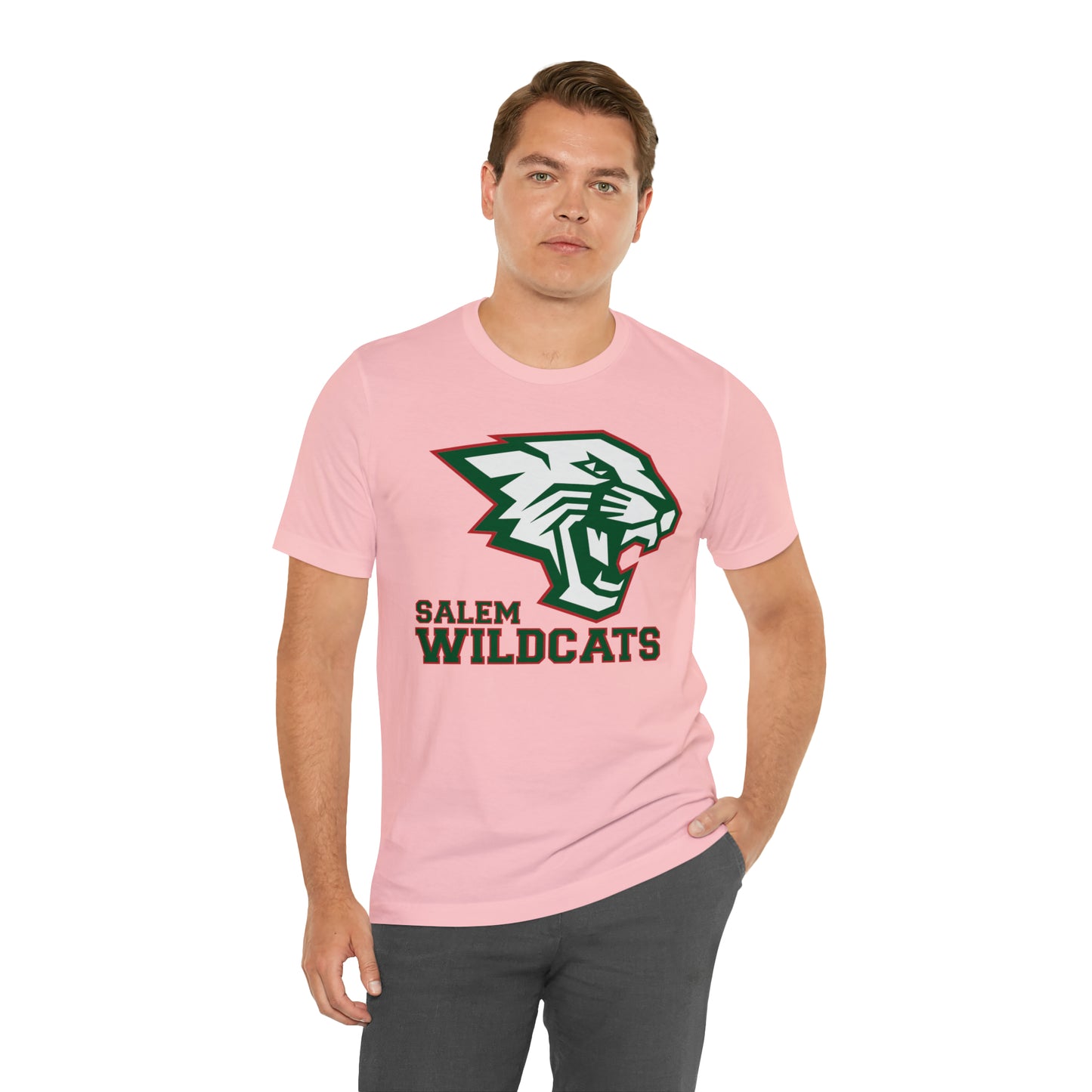 Salem Wildcats Jersey Short Sleeve Tee - Green Print