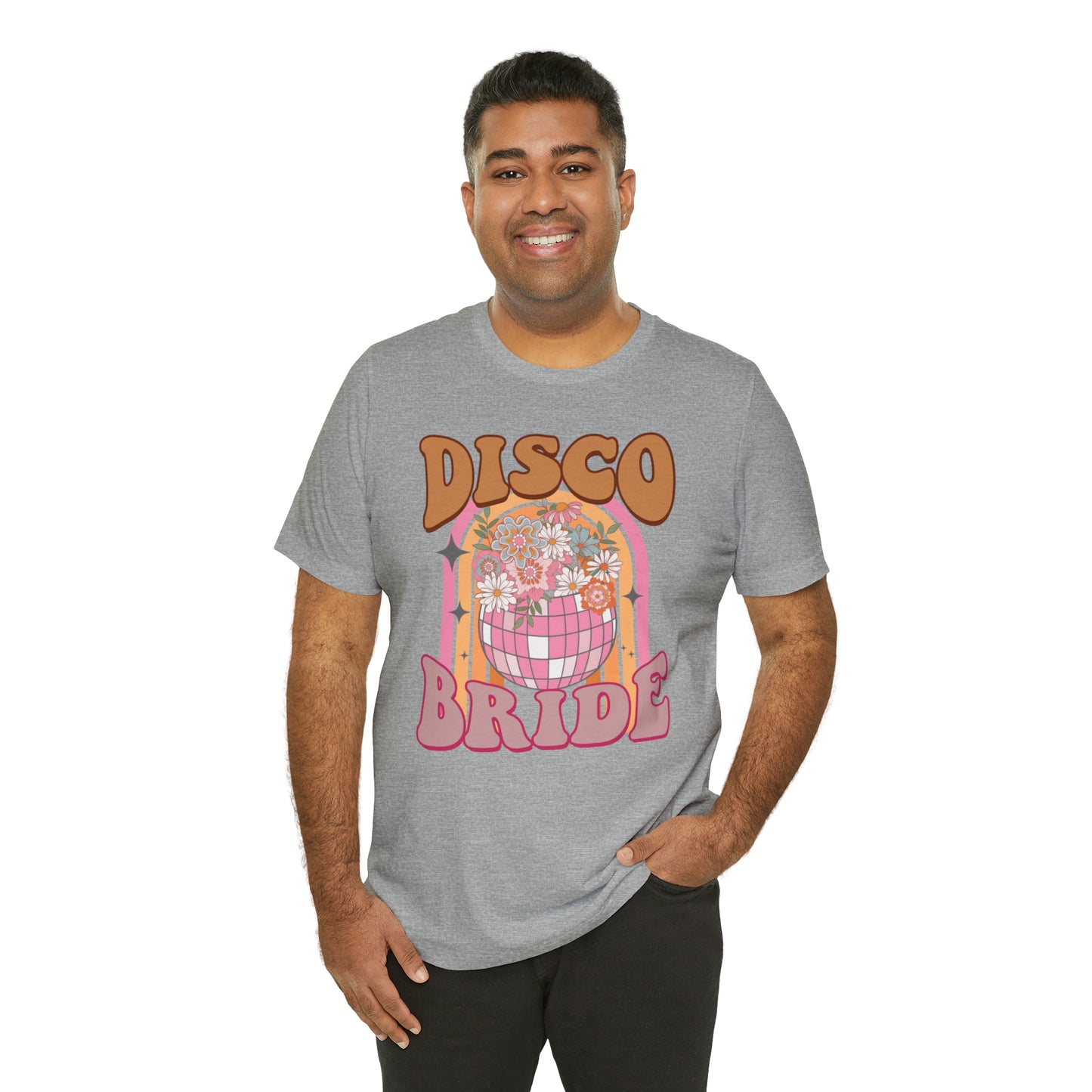 Retro Disco Bride Mirror Ball T-Shirt