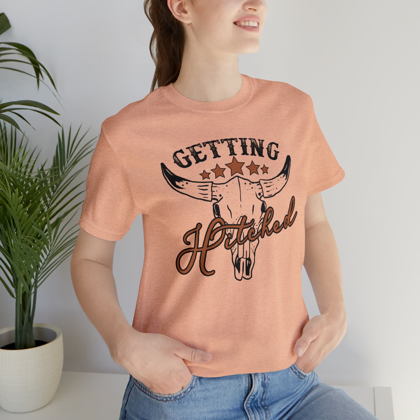 Vintage Getting Hitched Bride T-Shirt