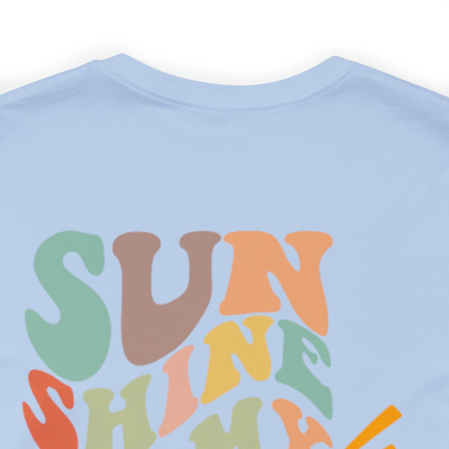 "Sunshine on My Mind"  (Front and Back Design)  Unisex Jersey Short Sleeve Tee
