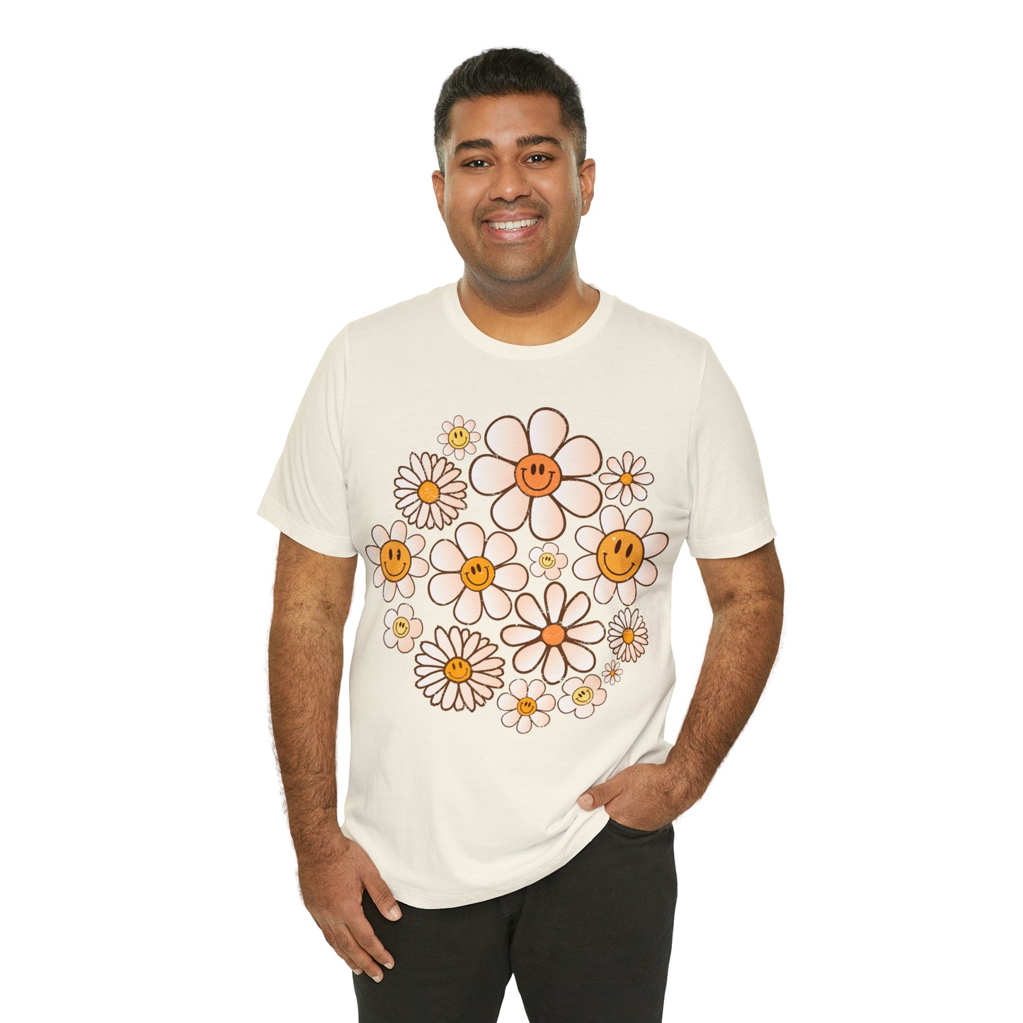 Distressed Smiling Daisies T-Shirt