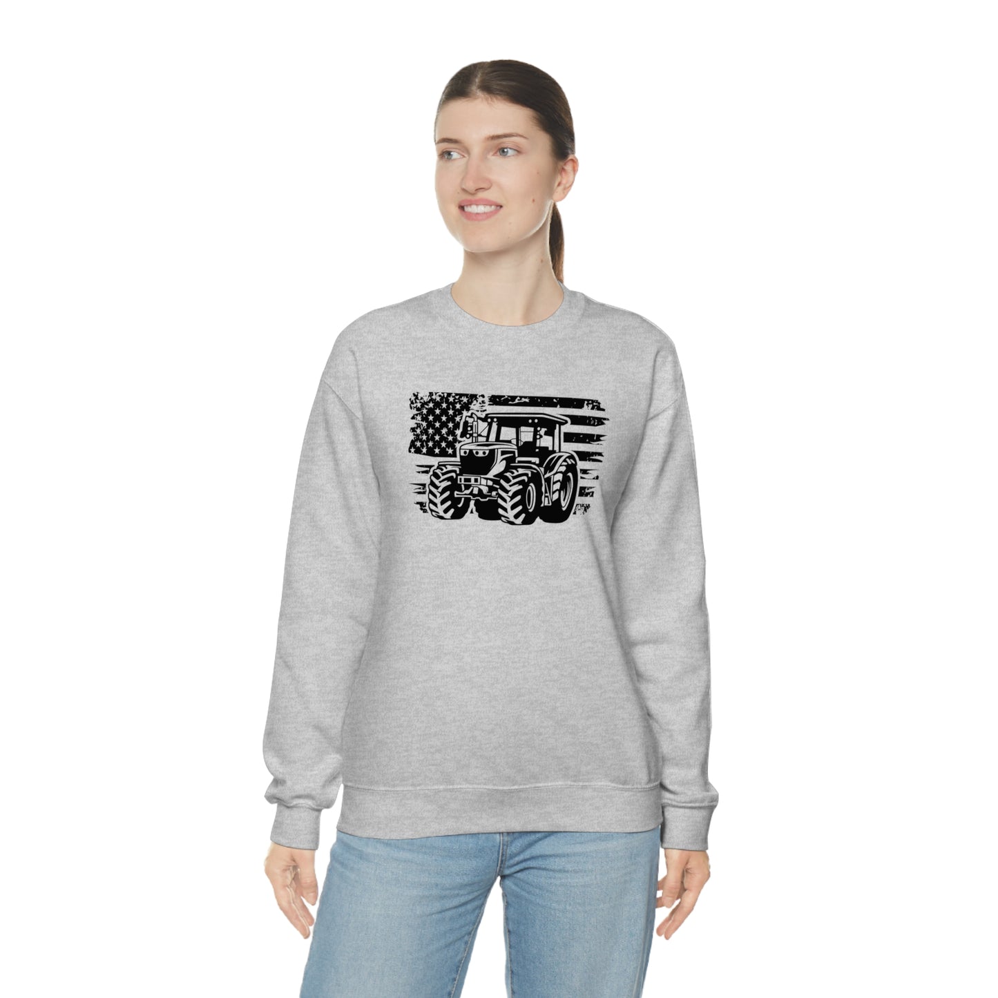 "American Tractor" - Unisex Heavy Blend™ Crewneck Sweatshirt