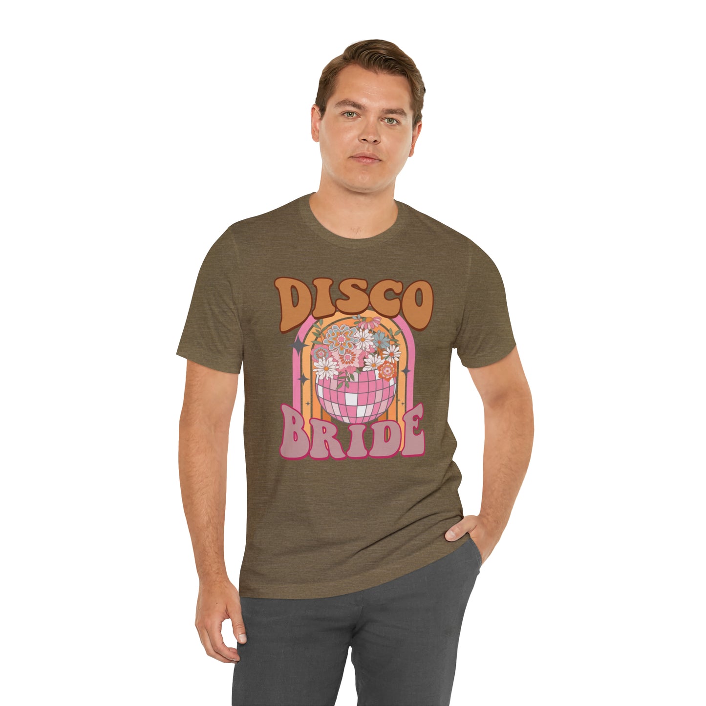 Retro Disco Bride Mirror Ball T-Shirt