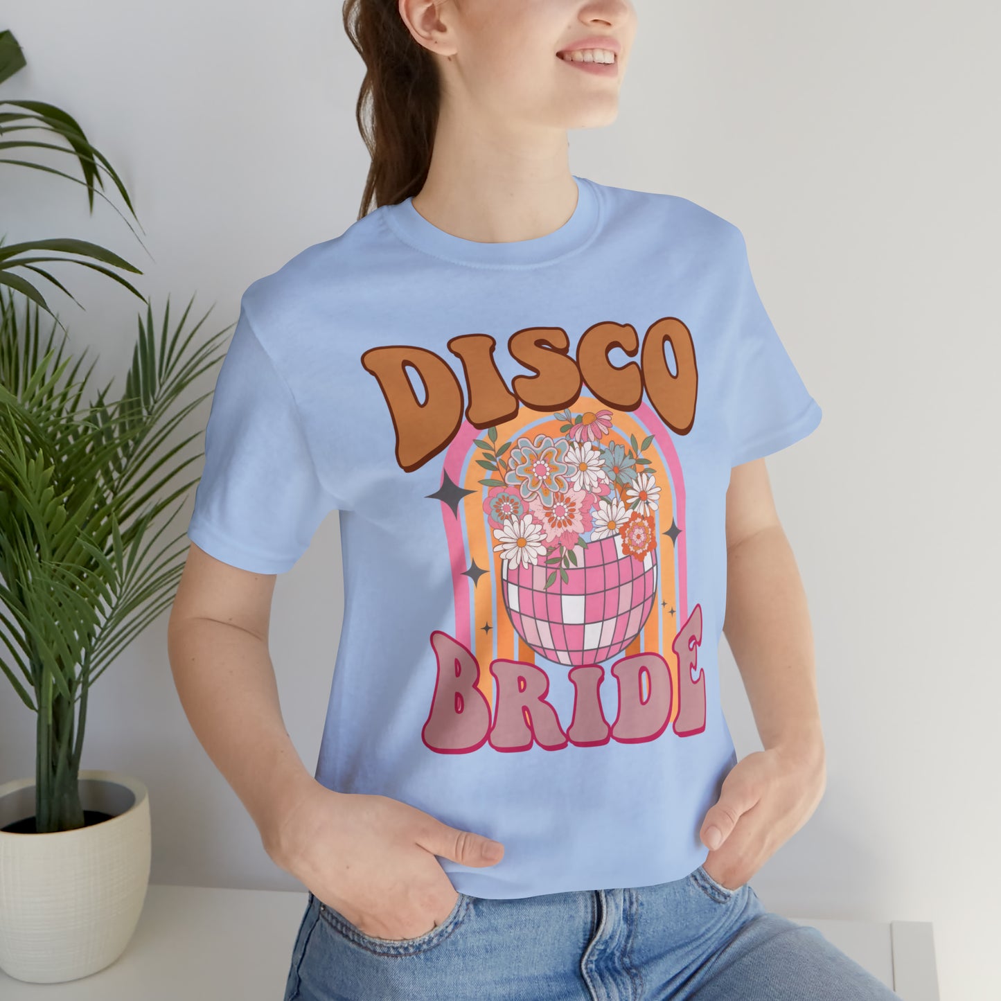 Retro Disco Bride Mirror Ball T-Shirt