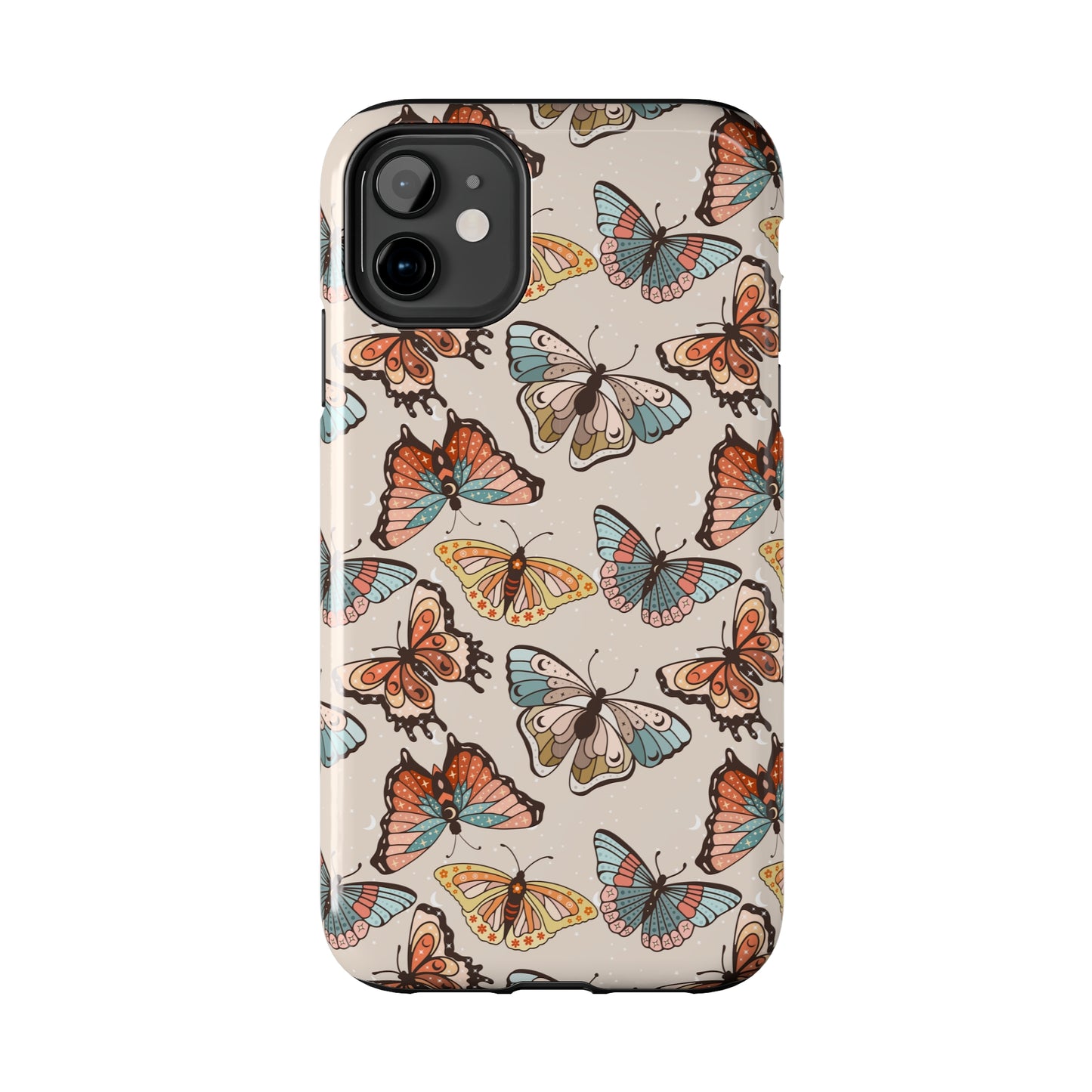 Butterfly Brown Tough Phone Cases