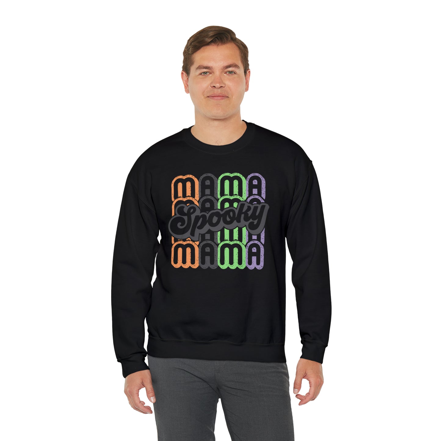 Spooky Mama Unisex Heavy Blend™ Crewneck Sweatshirt