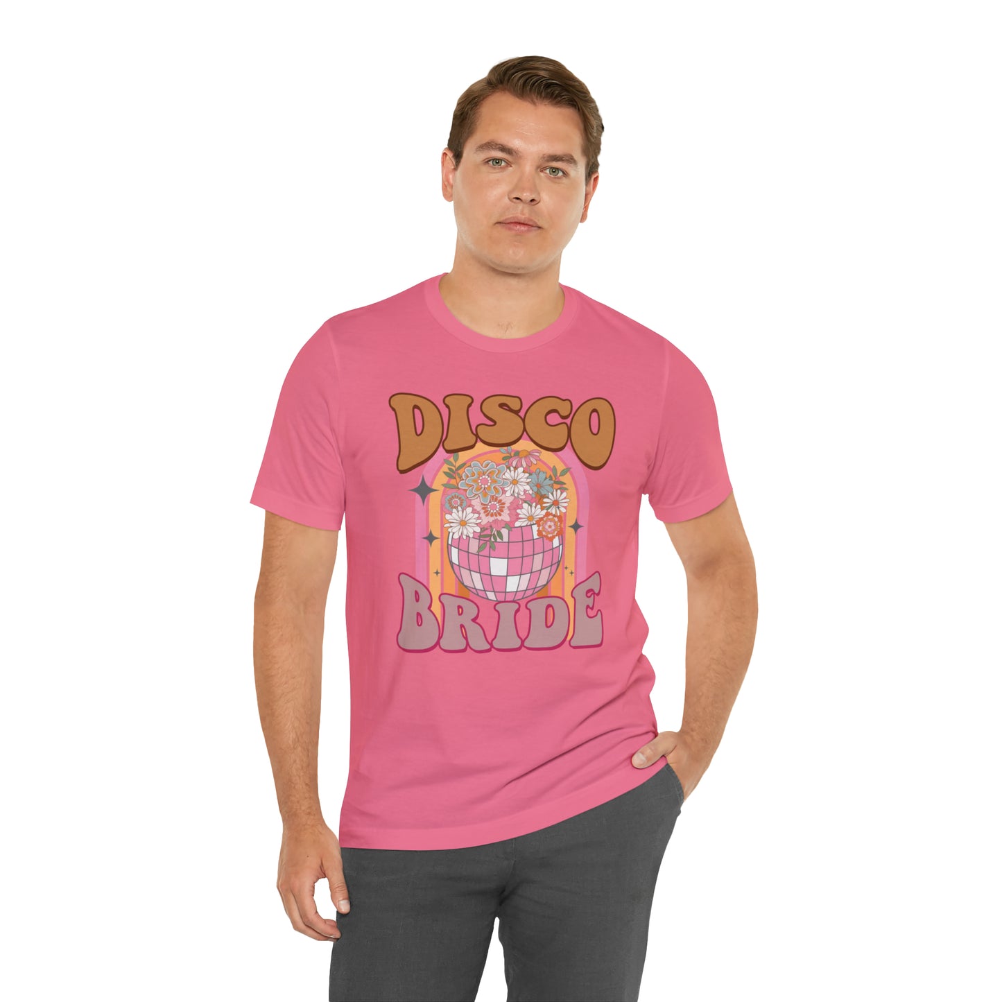 Retro Disco Bride Mirror Ball T-Shirt