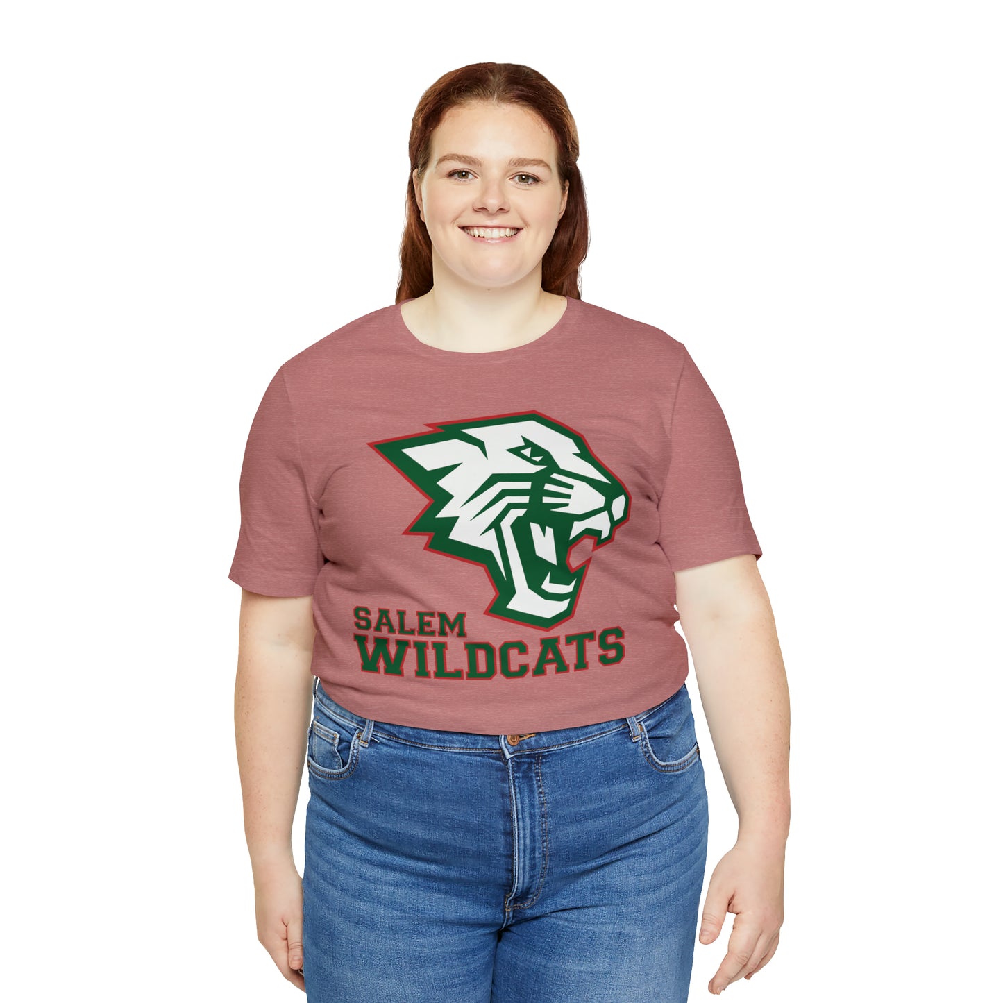 Salem Wildcats Jersey Short Sleeve Tee - Green Print