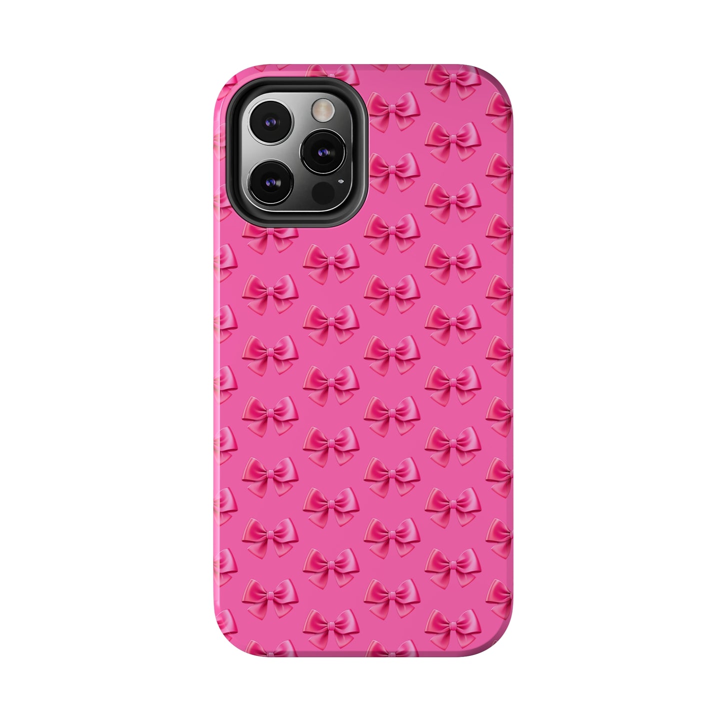 Barbie Pink Bows Themed Tough Phone Cases