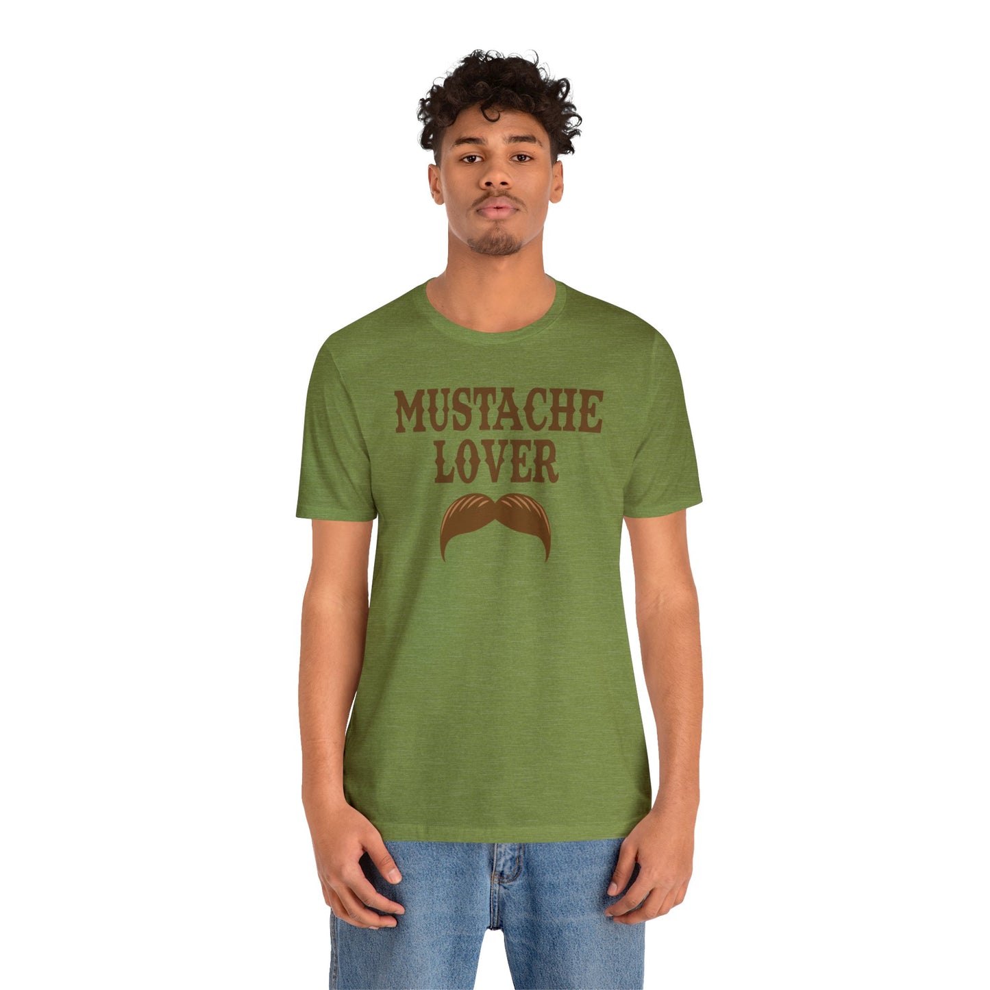 Mustache Lover Bella Jersey Short Sleeve Tee (Unisex)