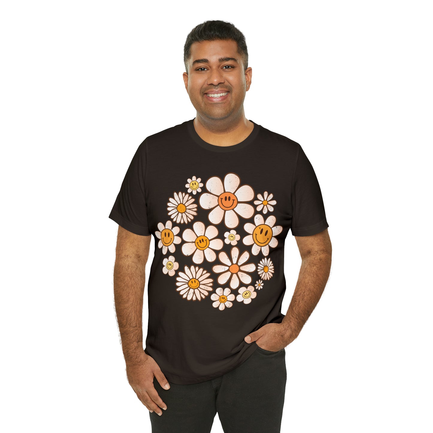 Distressed Smiling Daisies T-Shirt