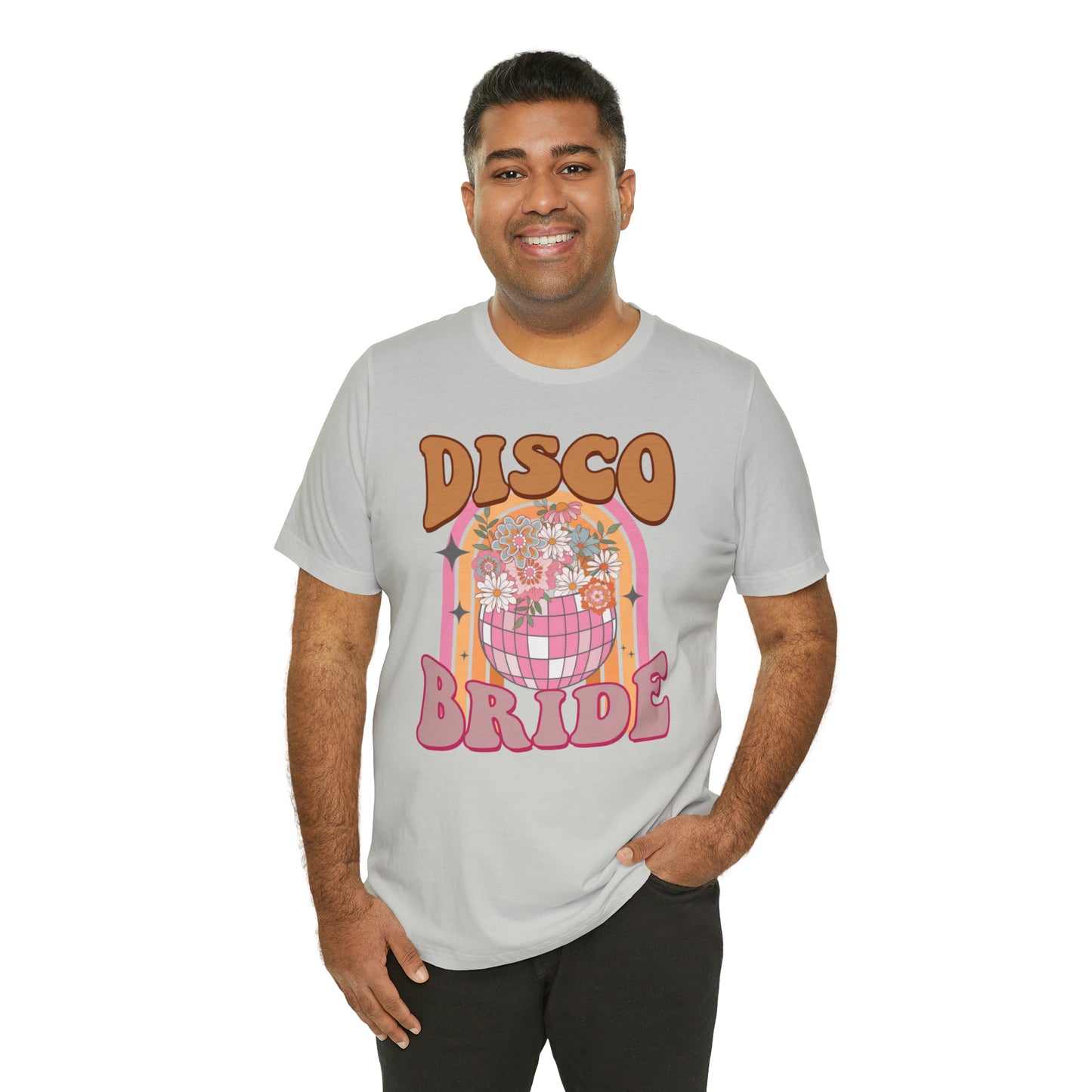 Retro Disco Bride Mirror Ball T-Shirt