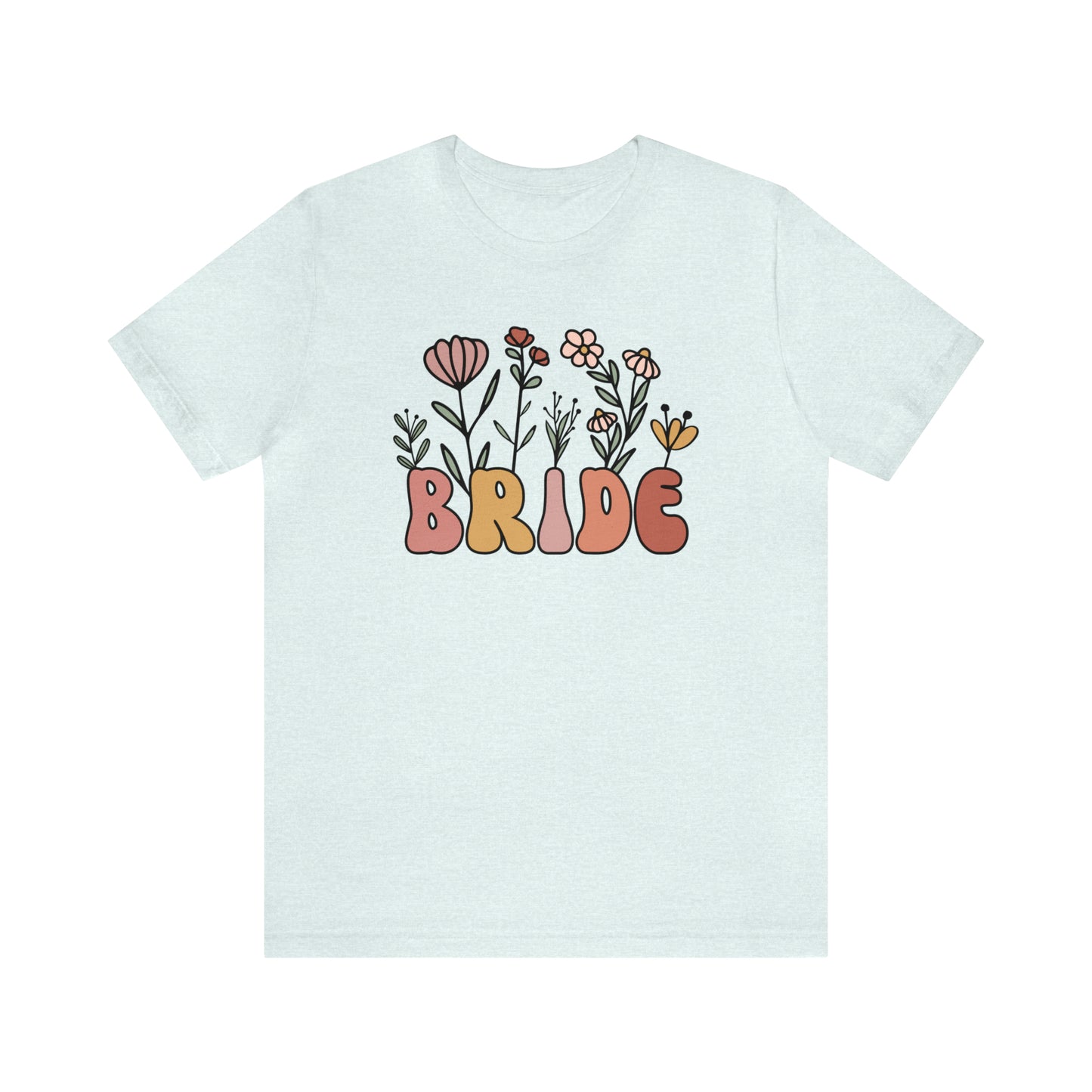 Boho Floral Bride T-Shirt