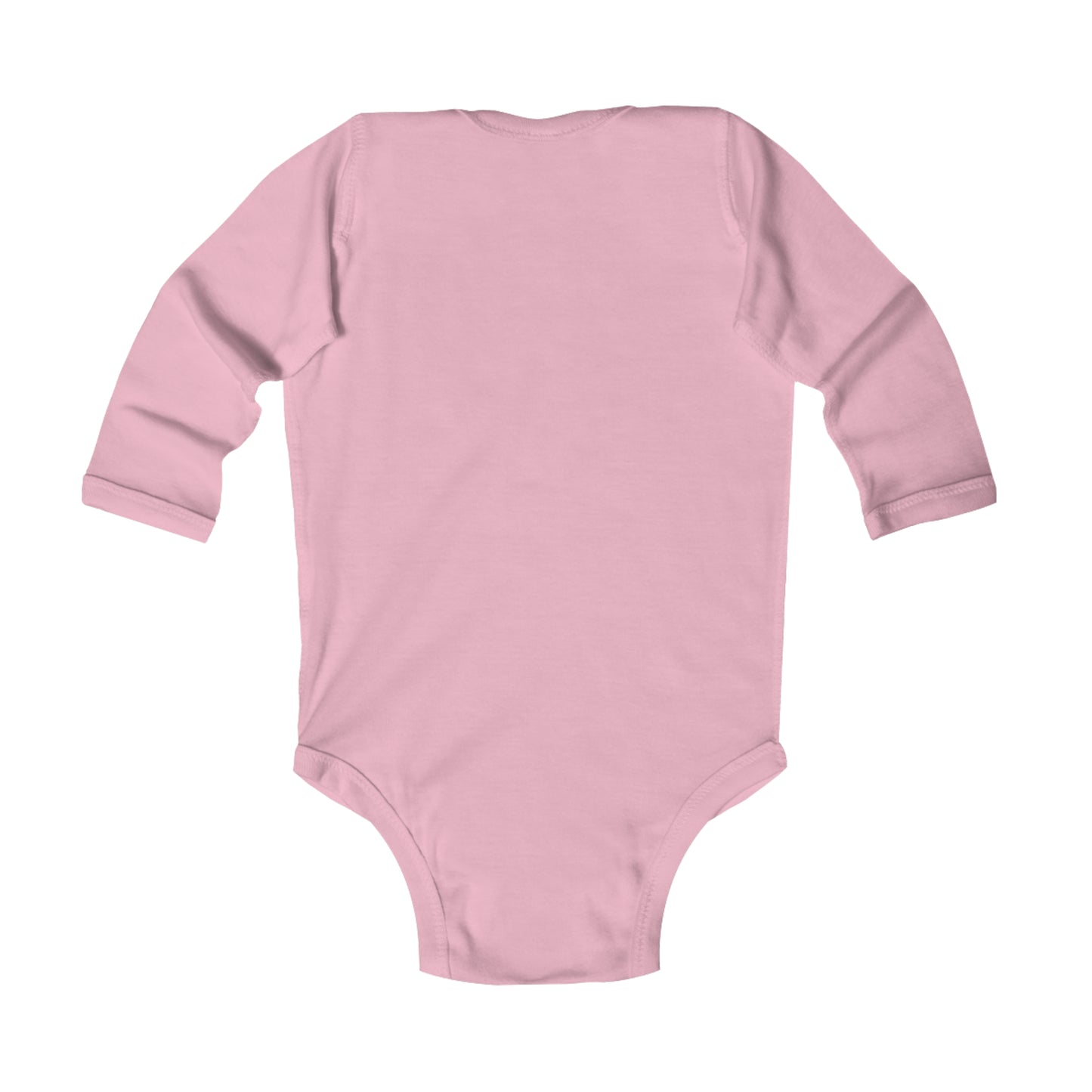 Peace on Earth Pink Christmas Tree/ Holiday Infant Long Sleeve Bodysuit