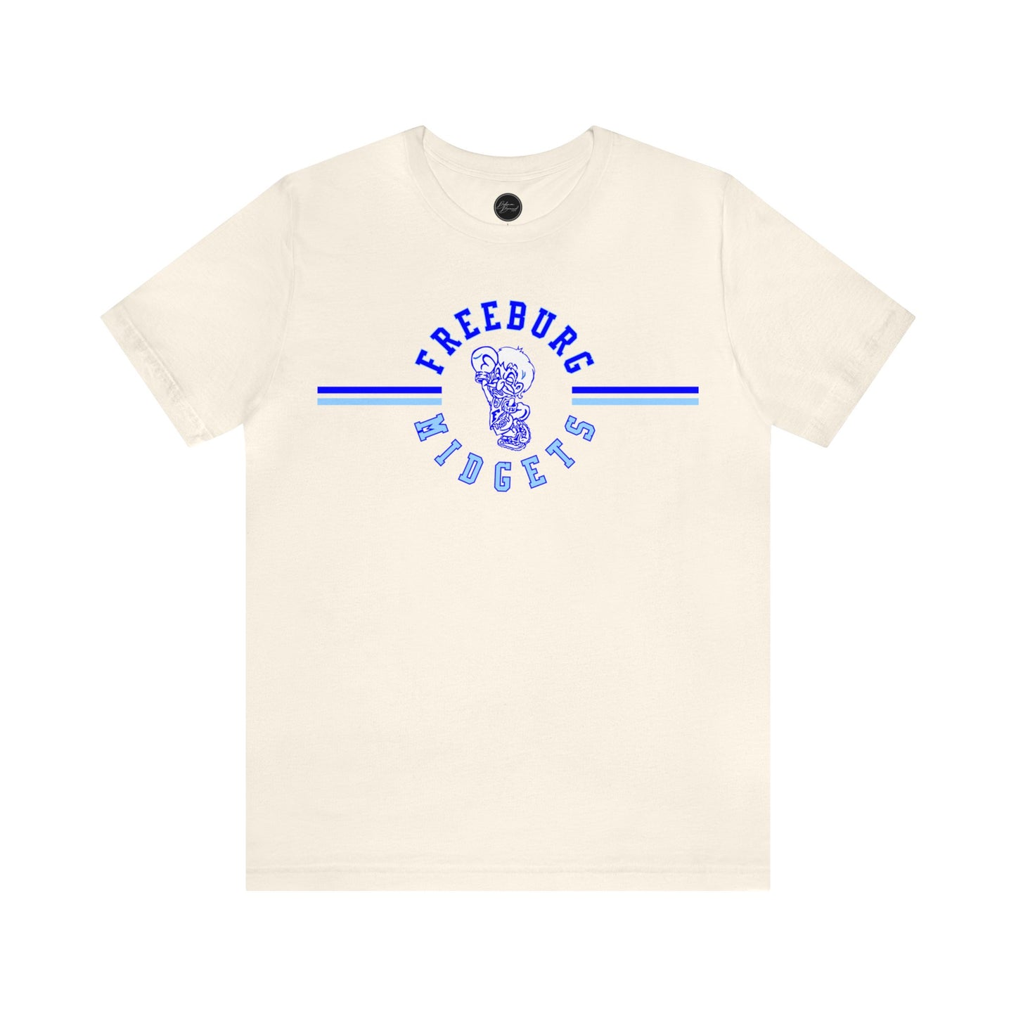 Freeburg Midgets Long Stripe Logo Bella Jersey Short Sleeve Tee (Unisex)