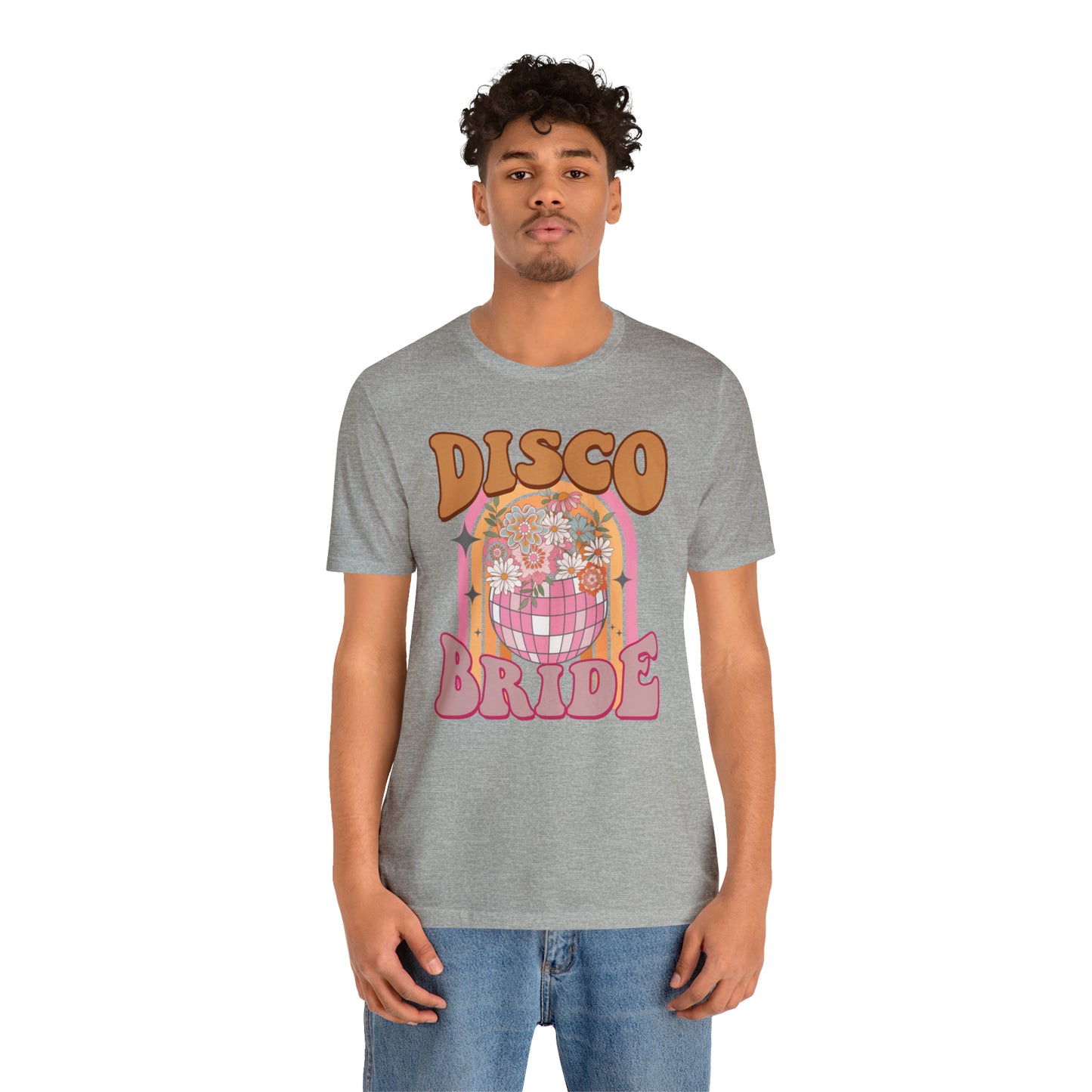 Retro Disco Bride Mirror Ball T-Shirt