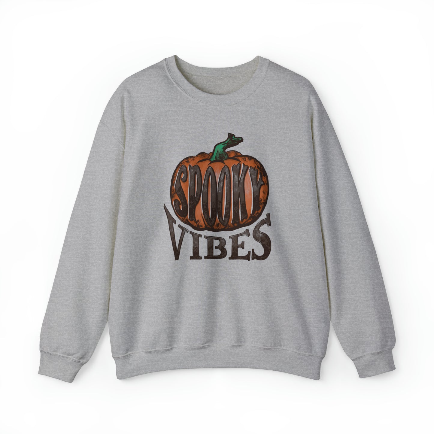 Spooky Vibes Fall Halloween Unisex Heavy Blend™ Crewneck Sweatshirt