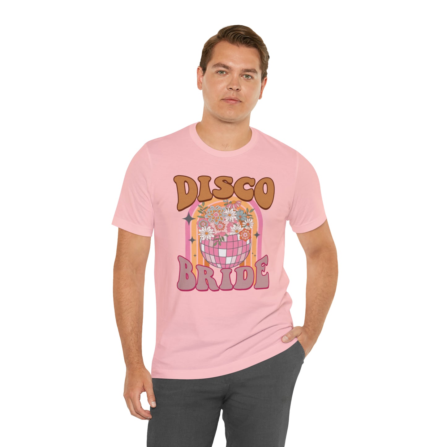 Retro Disco Bride Mirror Ball T-Shirt