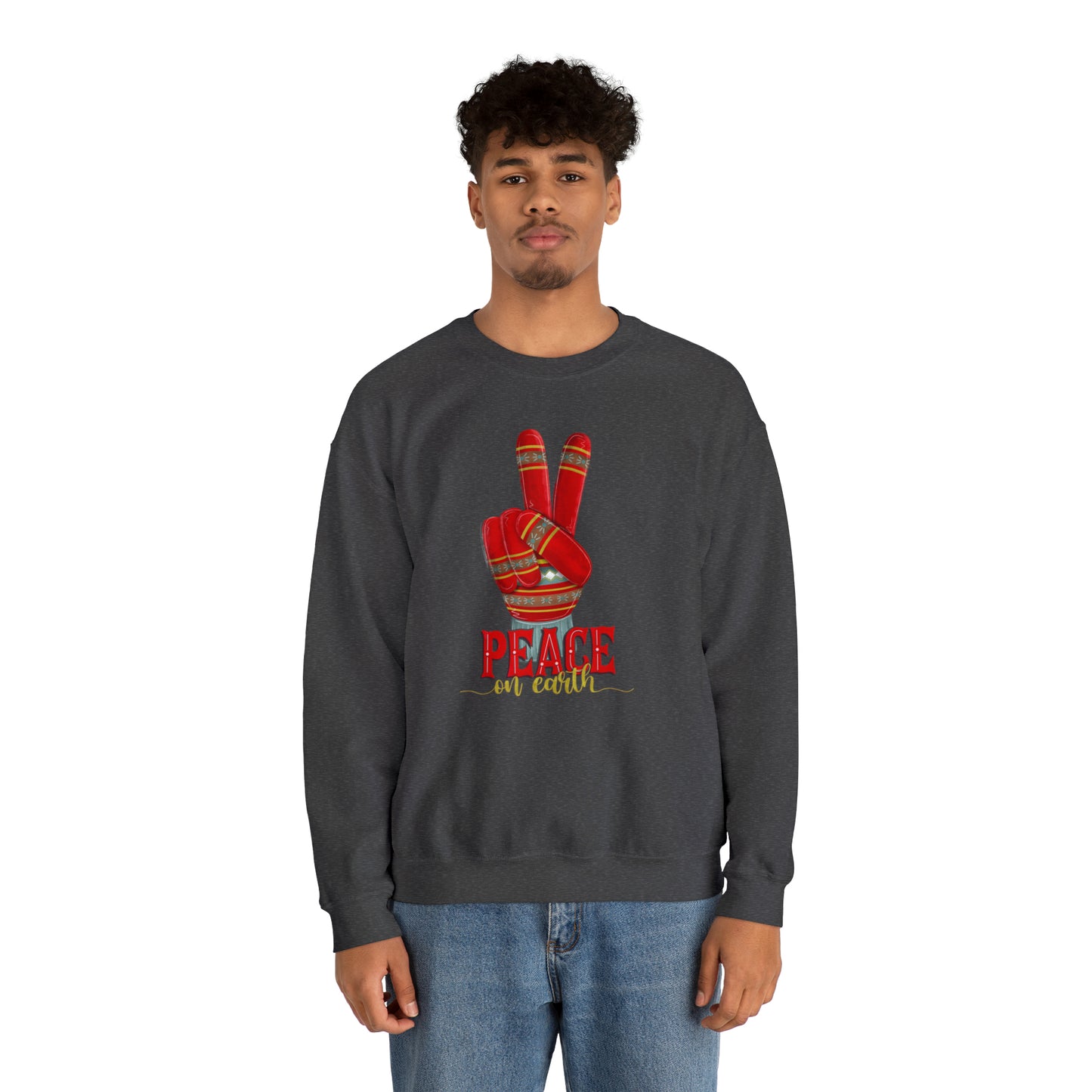 Peace on Earth Heavyweight Crewneck Sweatshirt