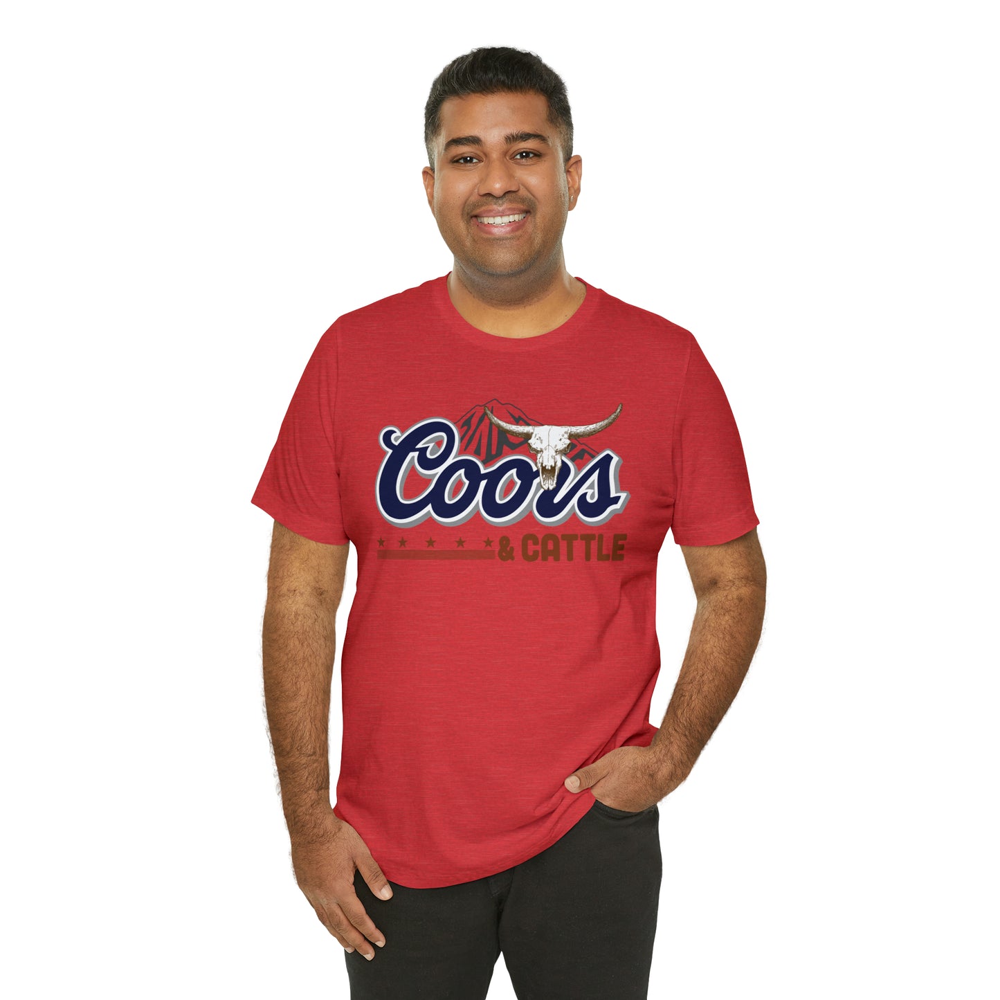 Beer and Cattle Unisex Jersey Short Sleeve Tee