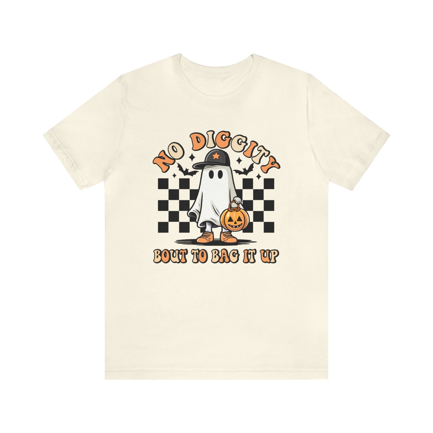 Halloween No Diggity Bout to Bag it Up T-Shirt