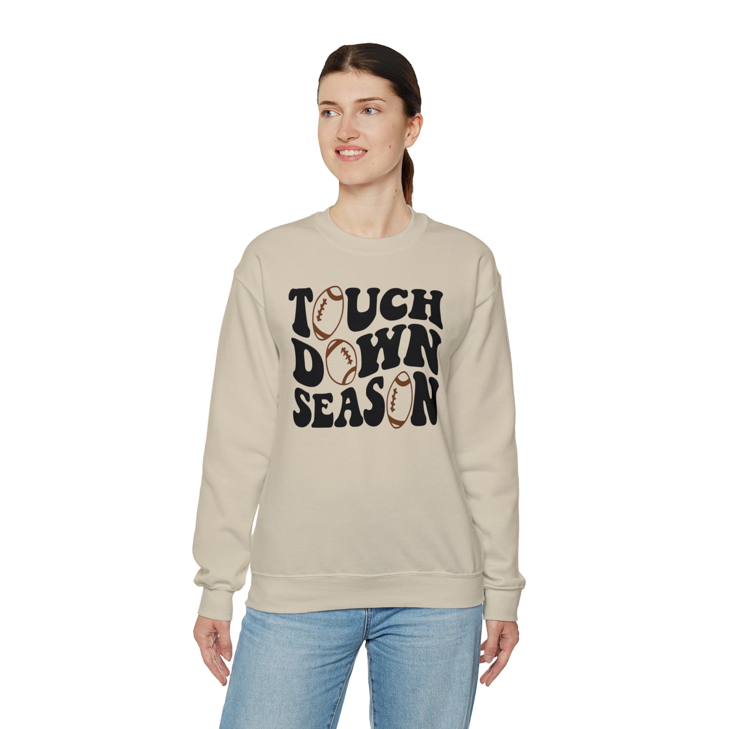 Touch Down Season Heavy Blend™ Crewneck Sweatshirt