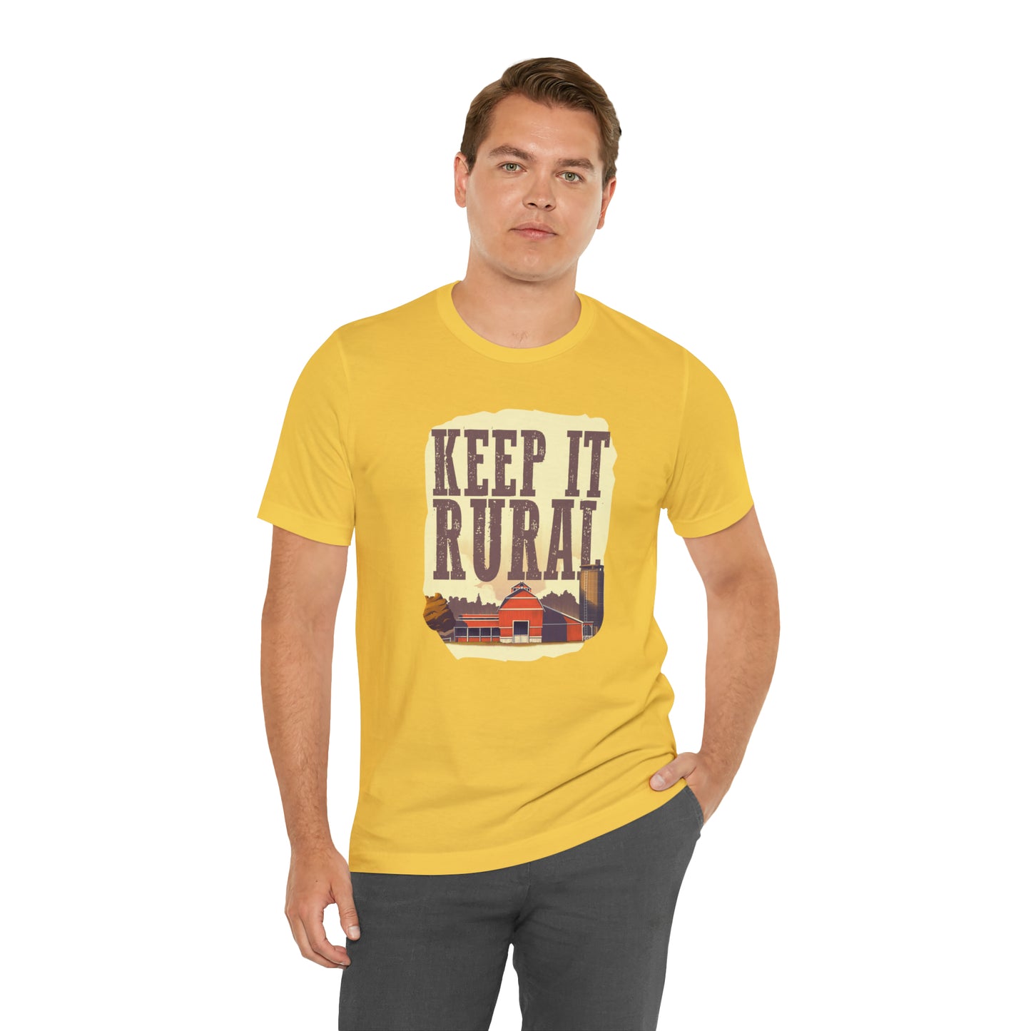 "Keep It Rural" Unisex Jersey Short Sleeve Tee