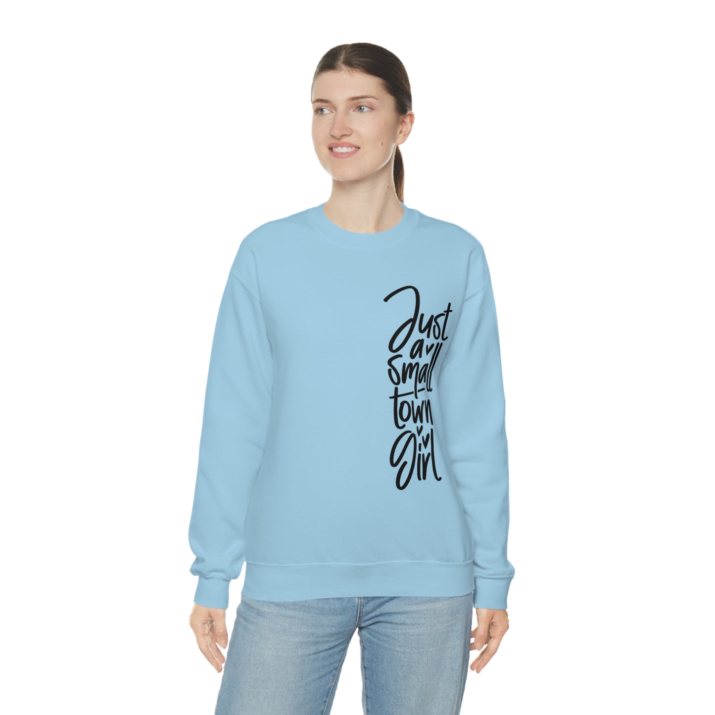 "Just a Small Town Girl" - Unisex Heavy Blend™ Crewneck Sweatshirt