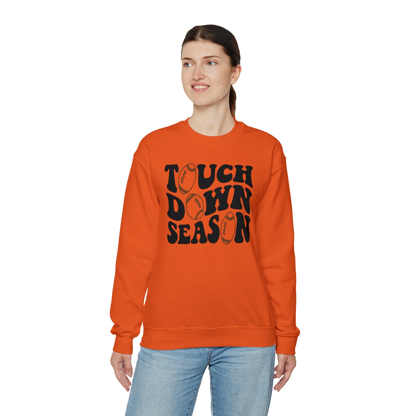 Touch Down Season Heavy Blend™ Crewneck Sweatshirt