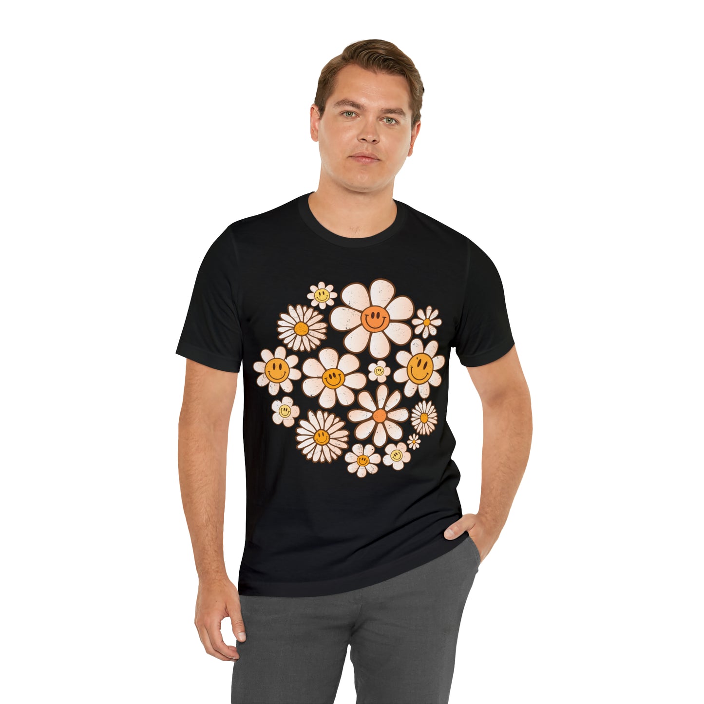 Distressed Smiling Daisies T-Shirt