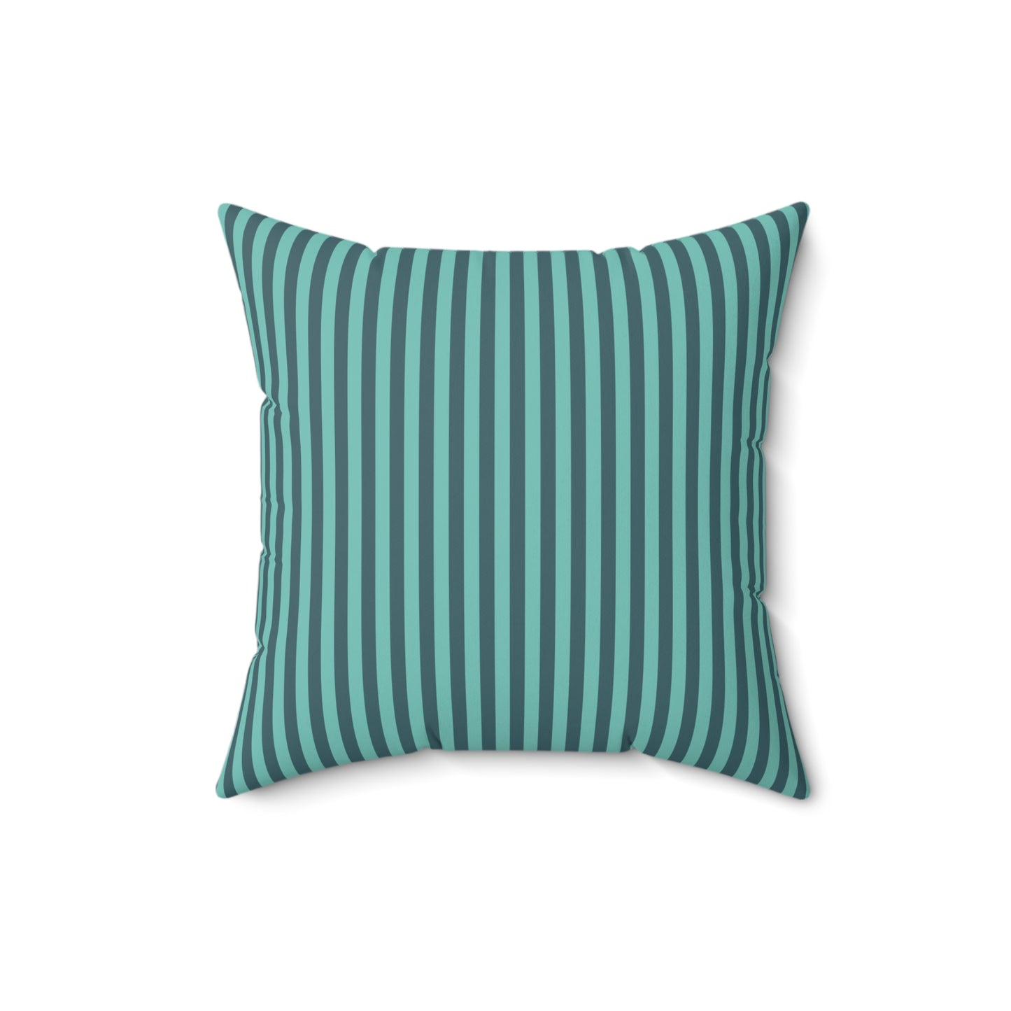 Retro Merry Christmas Winter Stripes Christmas/ Holiday Polyester Square Pillow