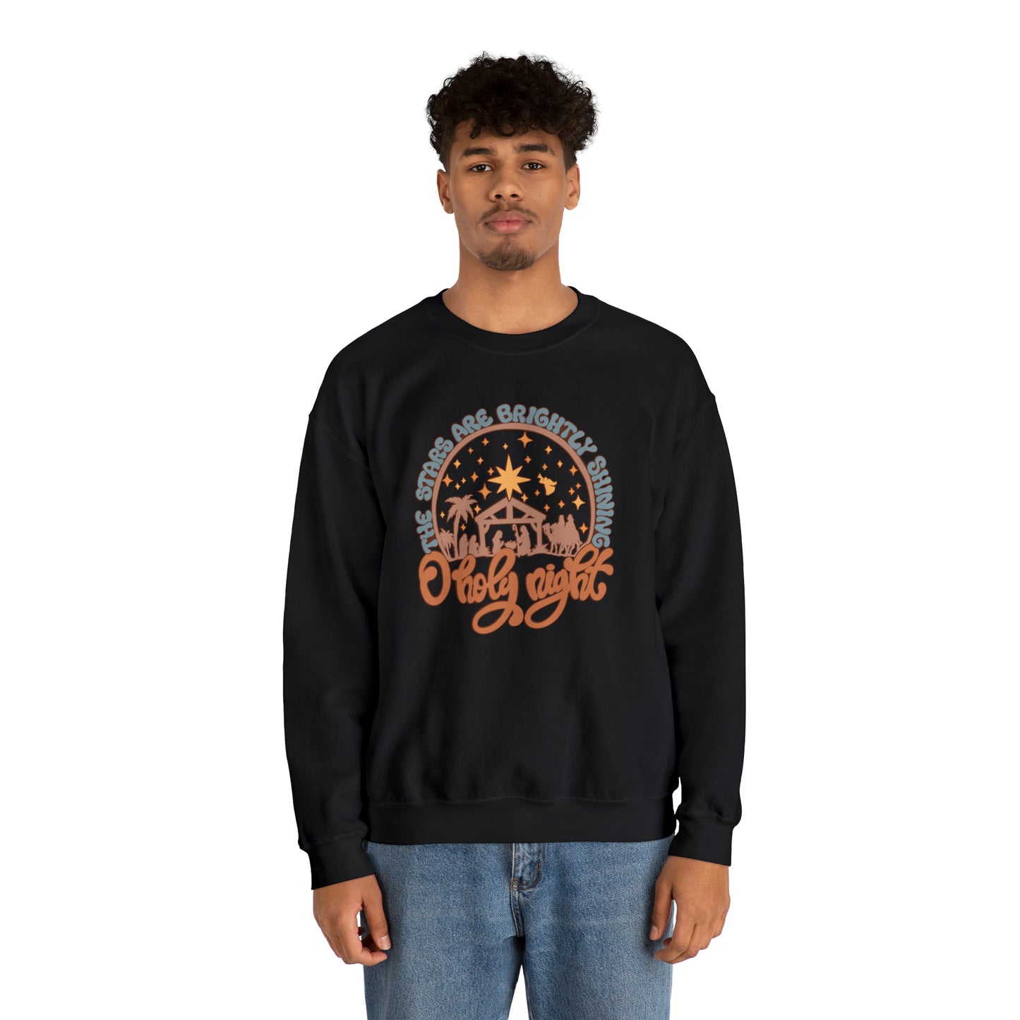 Oh Holy Night Heavyweight Crewneck Sweatshirt