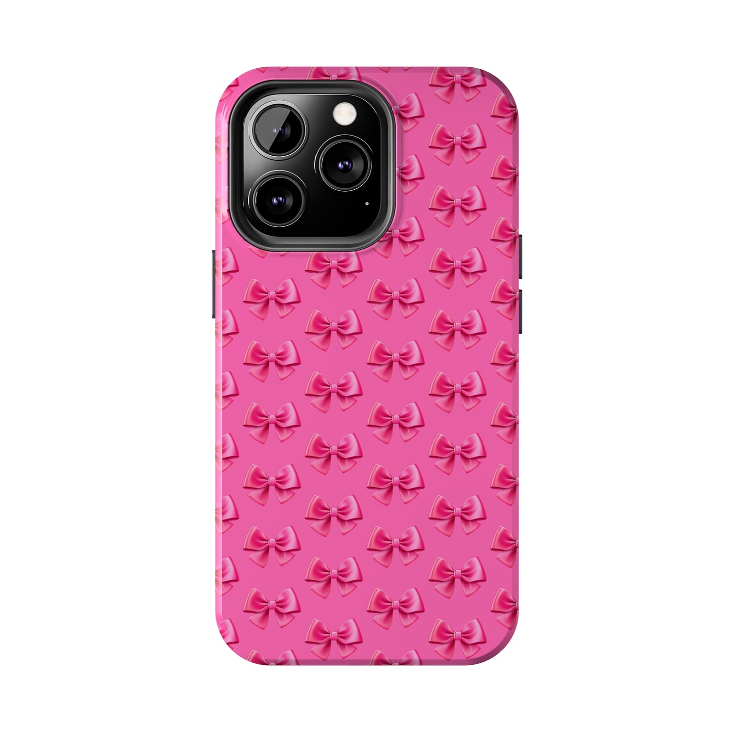 Barbie Pink Bows Themed Tough Phone Cases