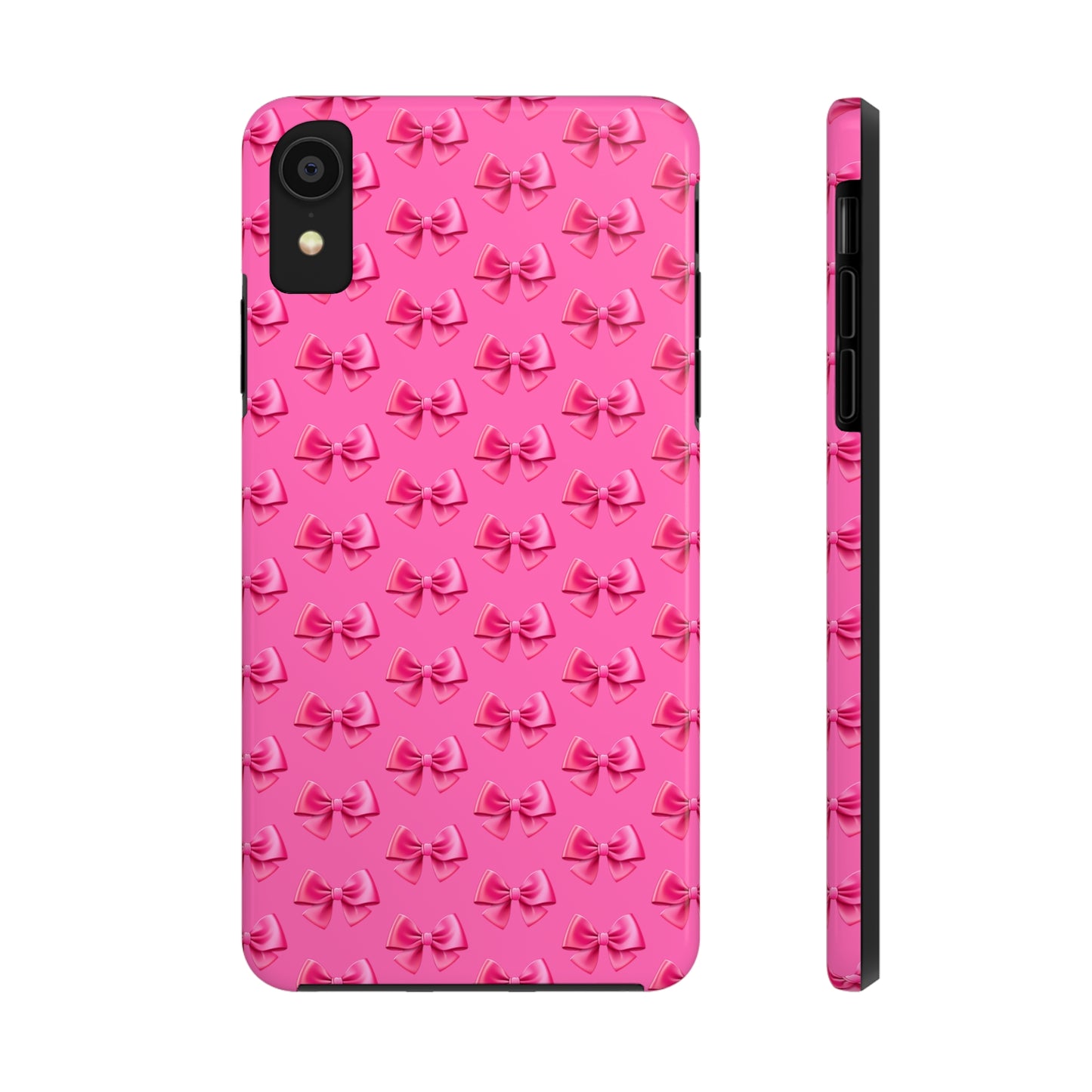 Barbie Pink Bows Themed Tough Phone Cases