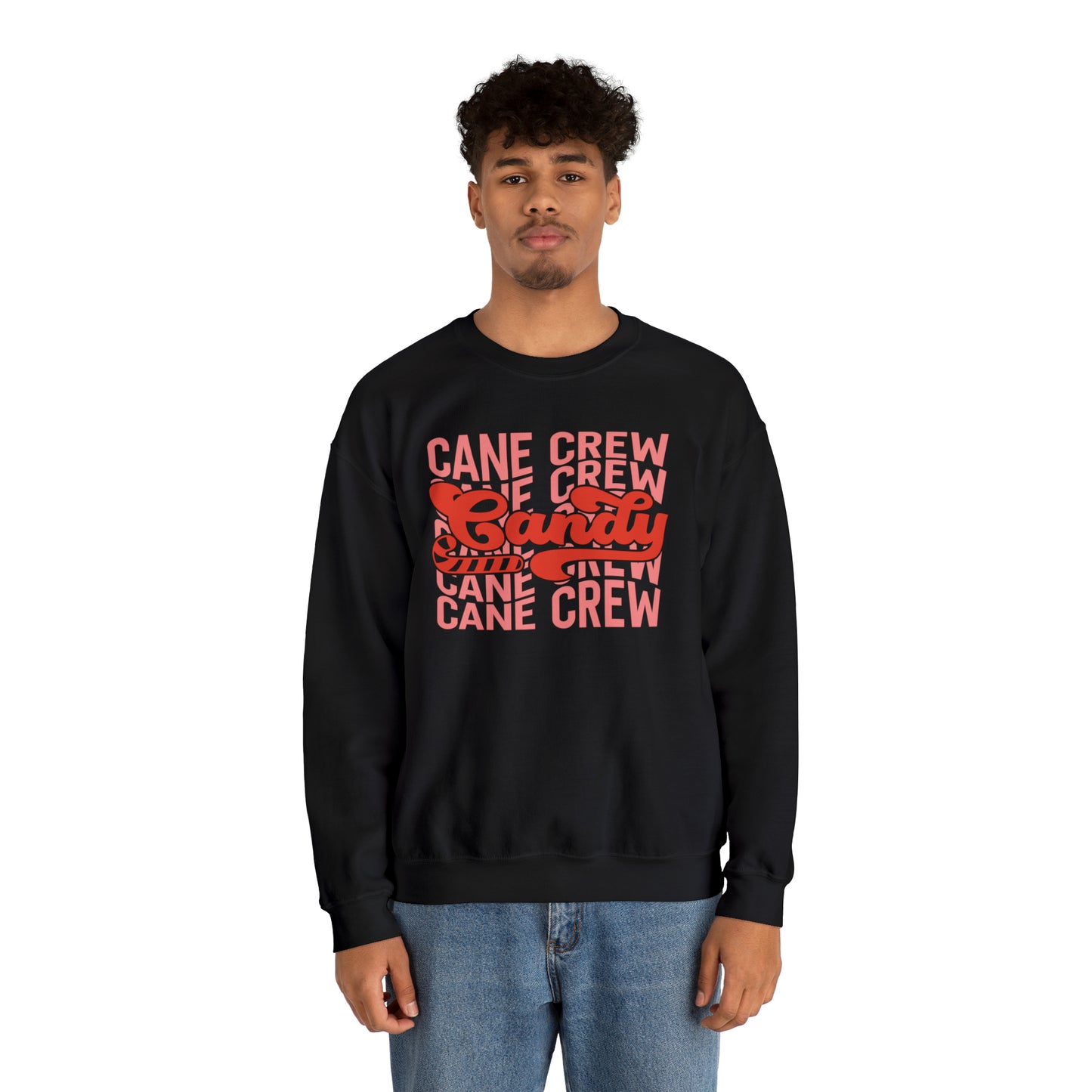 Candy Cane Crew Unisex Heavy Blend™ Crewneck Sweatshirt